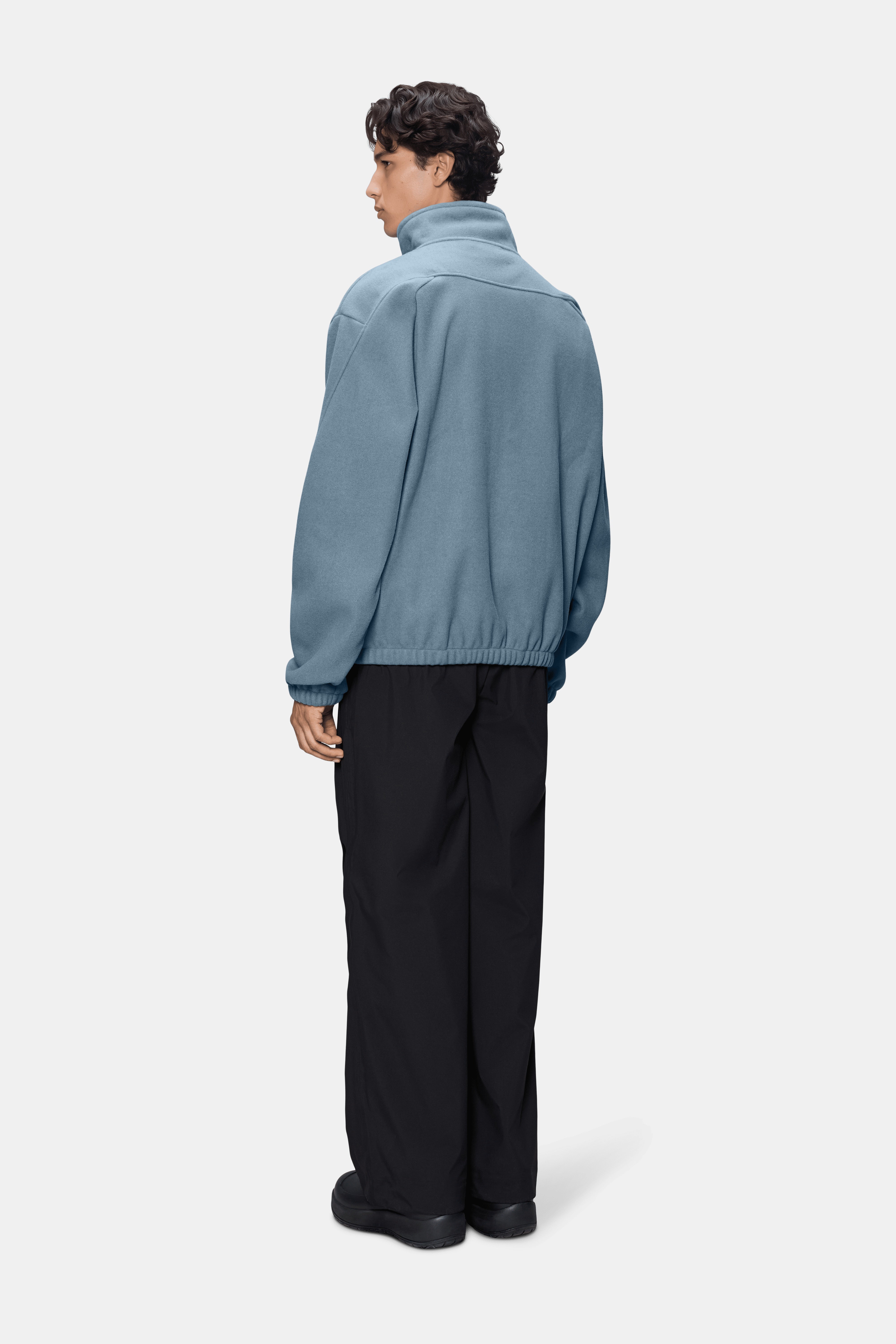 Fleece Zip Jacket Blue Dusk