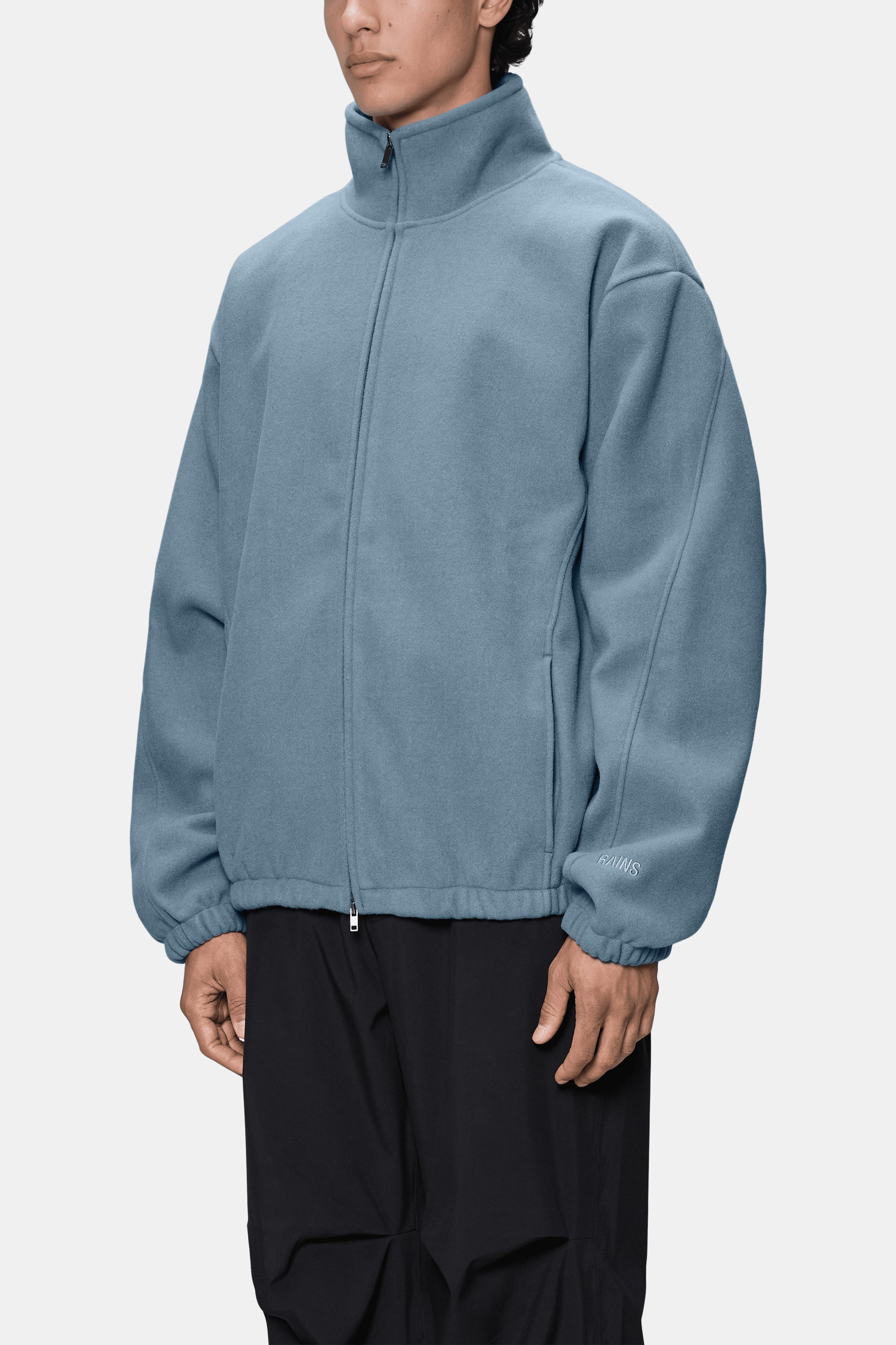 Fleece Zip Jacket Blue Dusk
