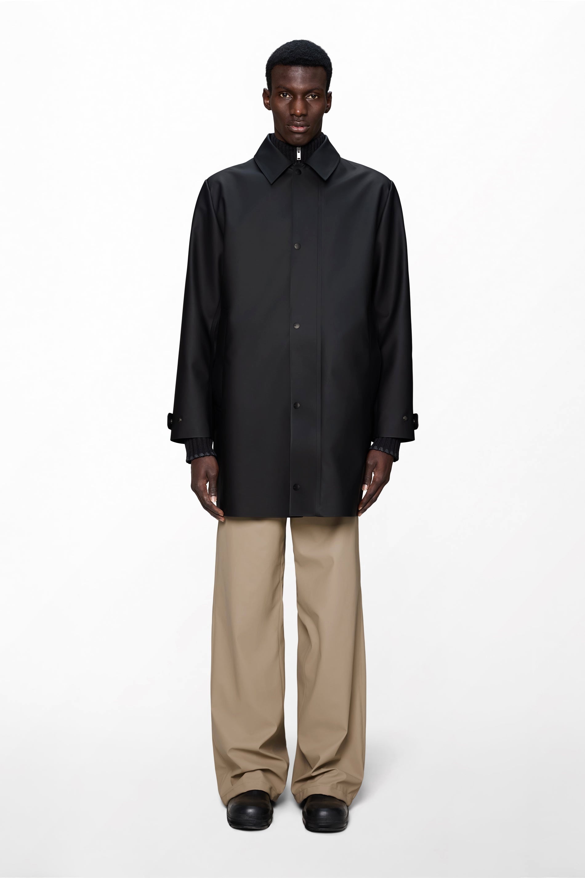 Nara Long Jacket Black
