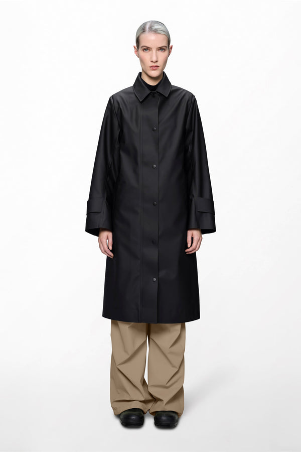 Nara Long Jacket Woman Black