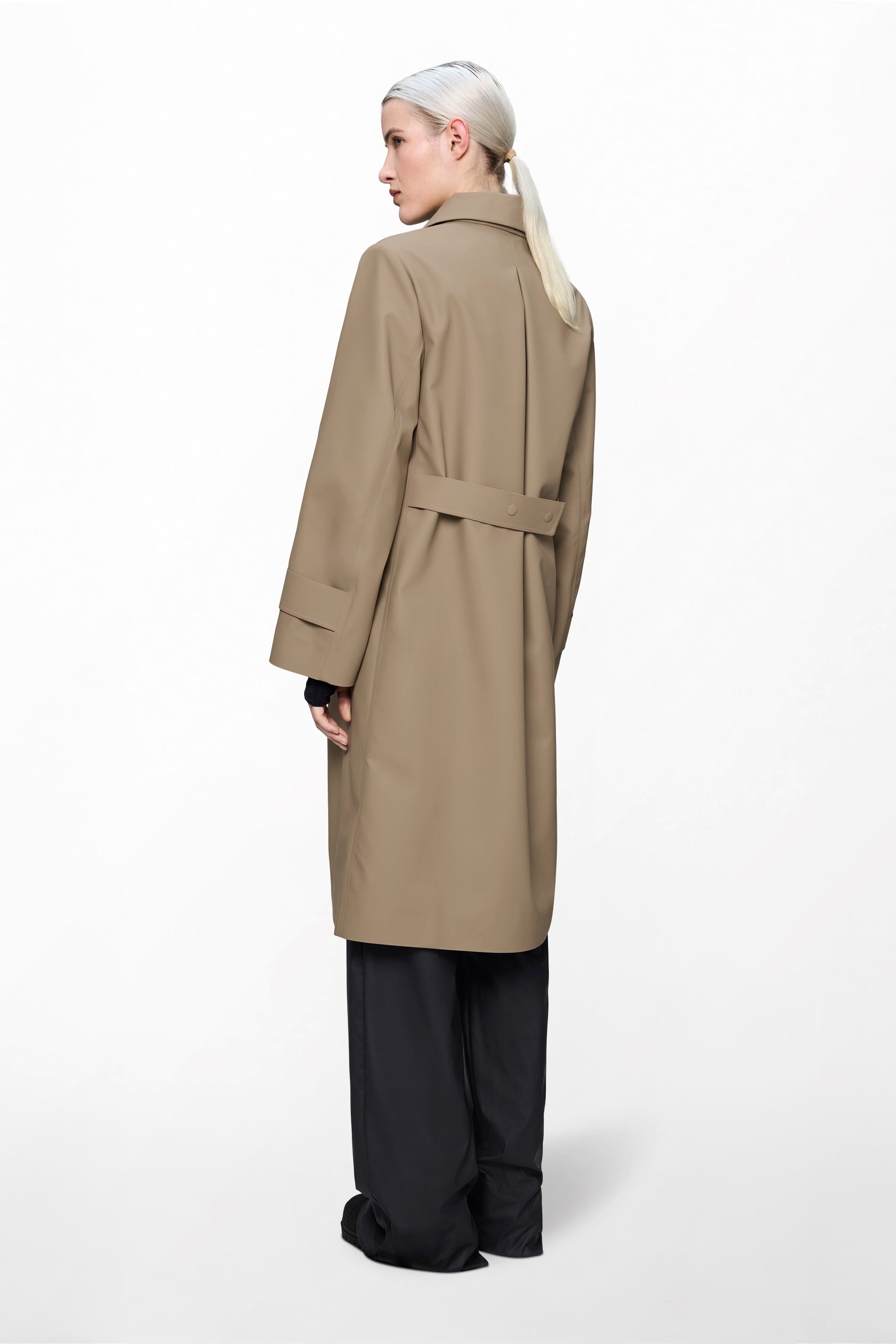 Nara Long Jacket Woman Beige