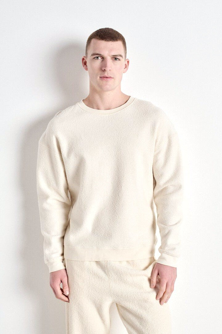 Men'S Sweatshirt Bobypark - Ecru - Vista 1