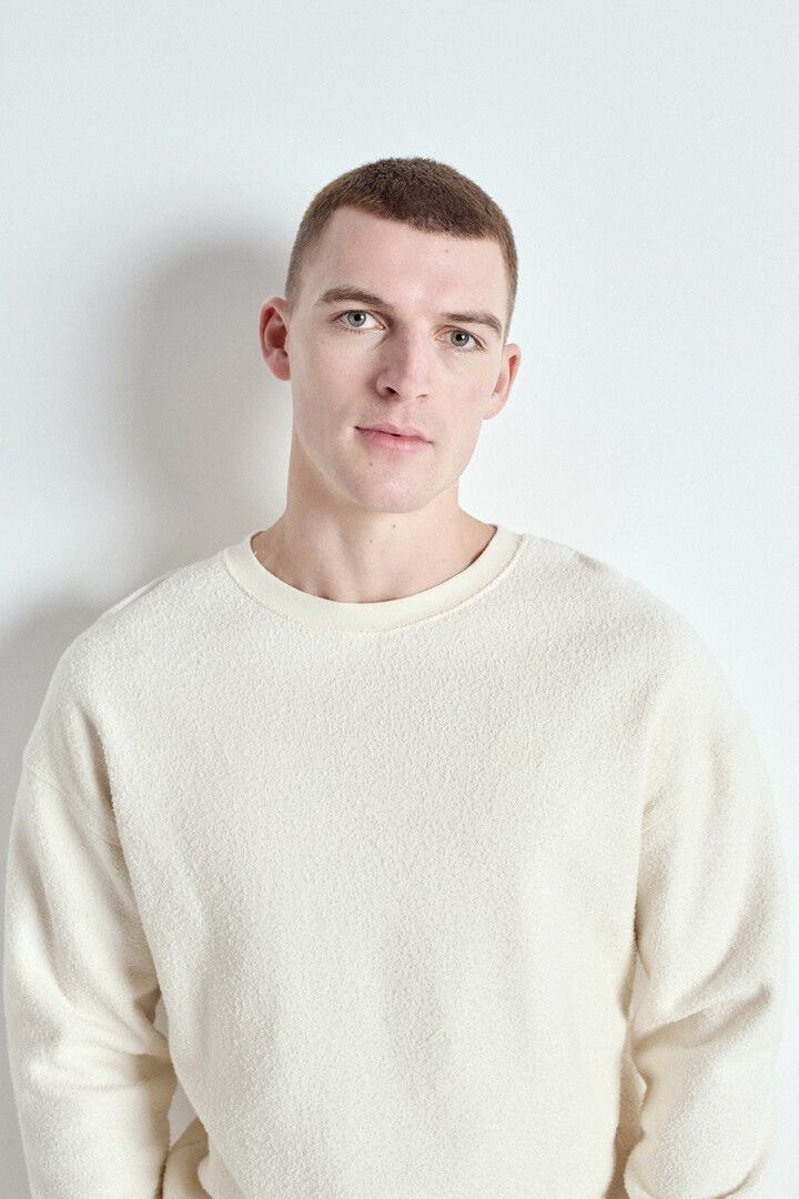Men'S Sweatshirt Bobypark - Ecru - Vista 3