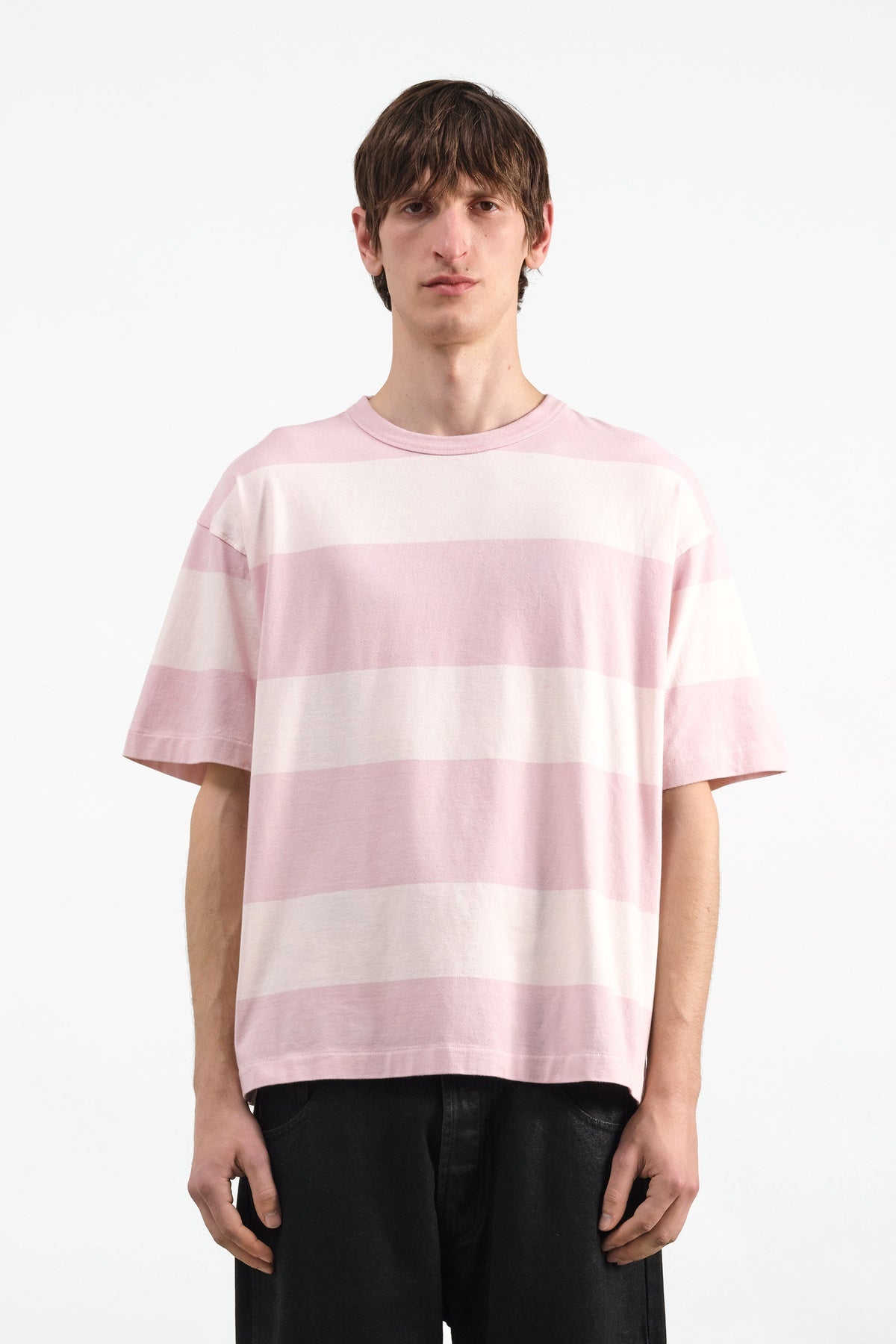 Triple Stripe T-Shirt Pink