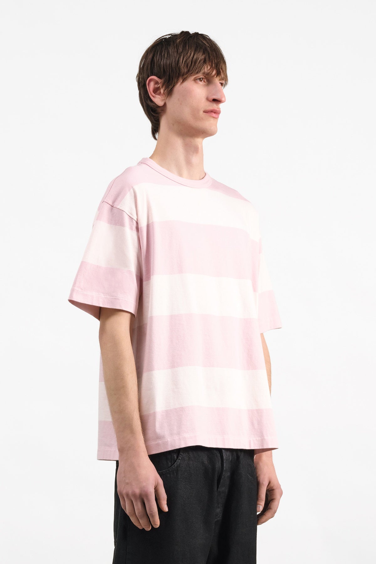 Triple Stripe T-Shirt Pink