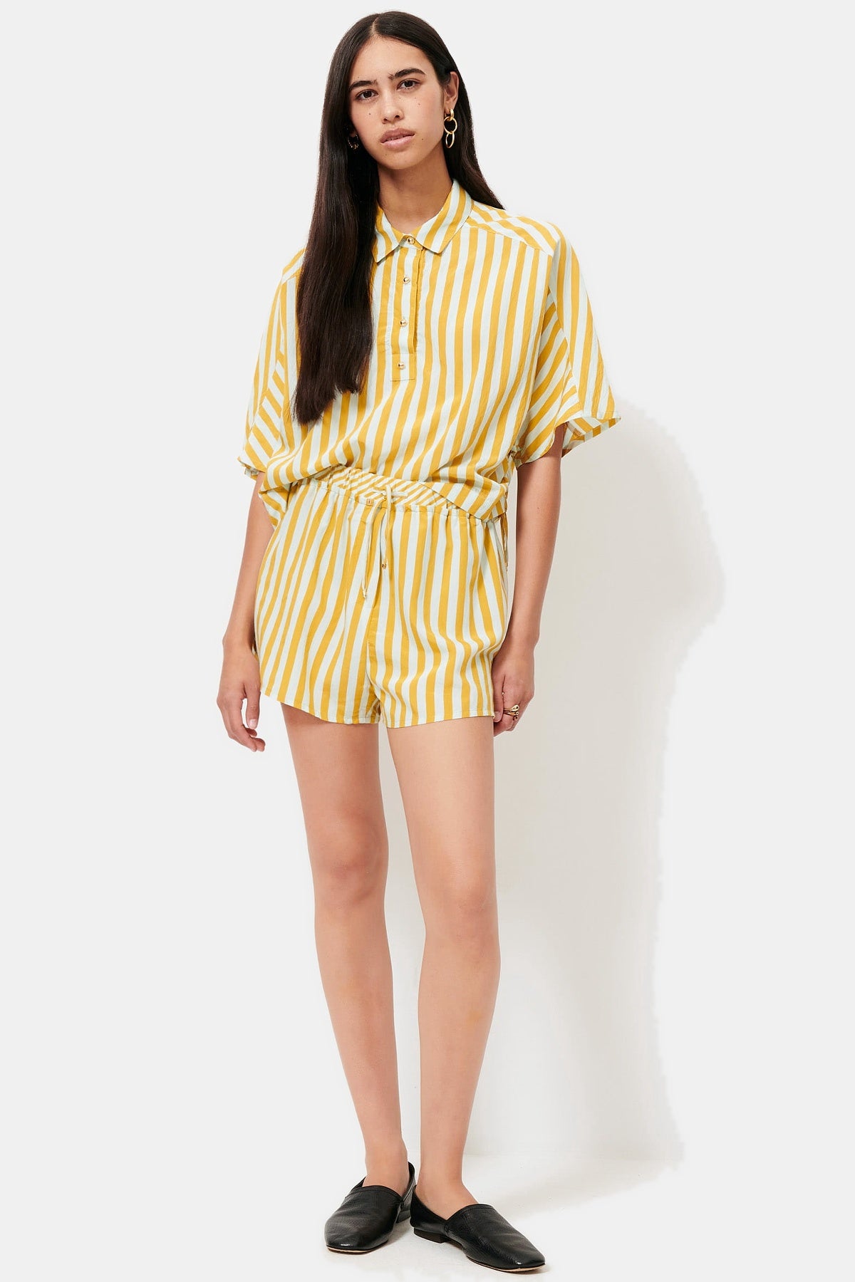 Agde Viscose Shorts Lagune