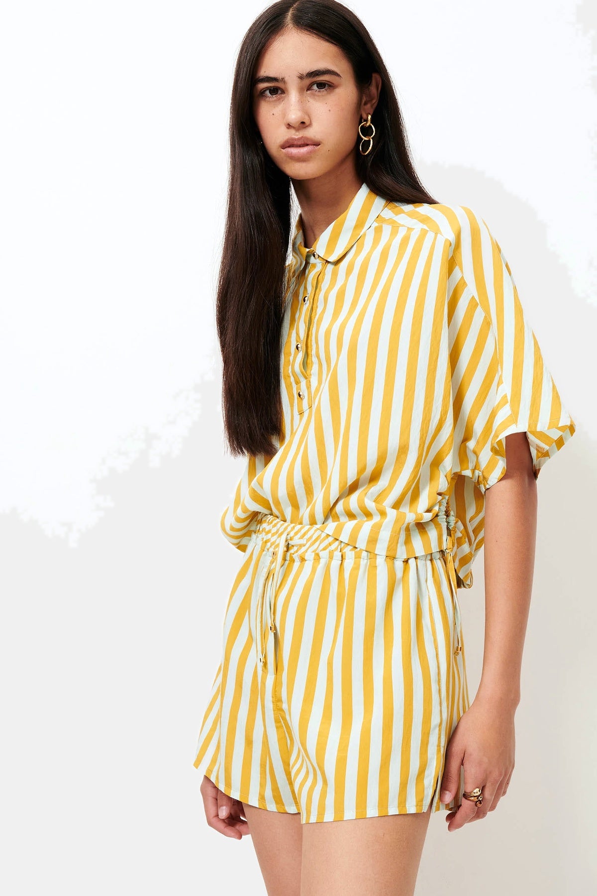 Agde Viscose Shorts Lagune