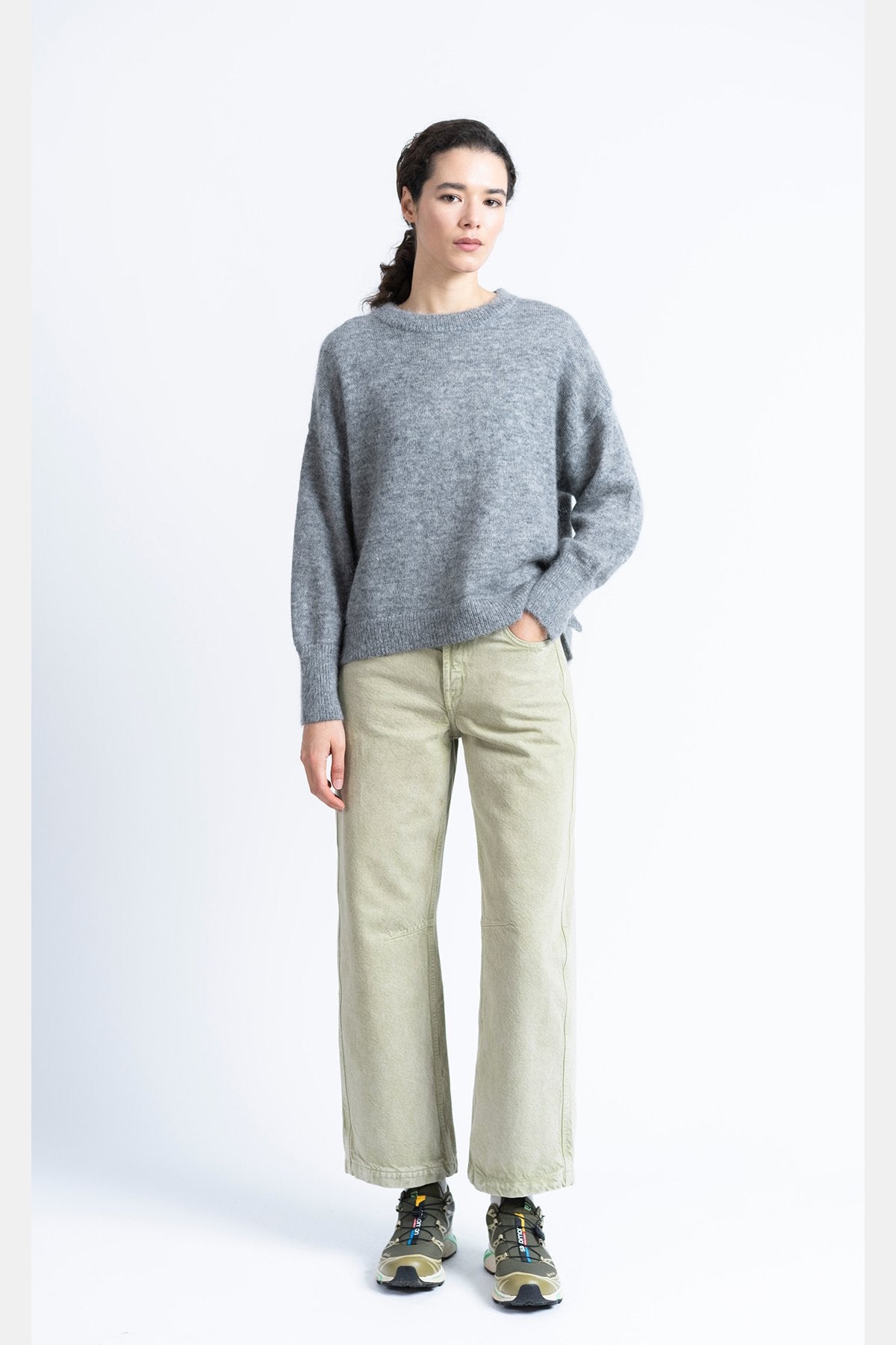 Geroa Jumper Heather Grey