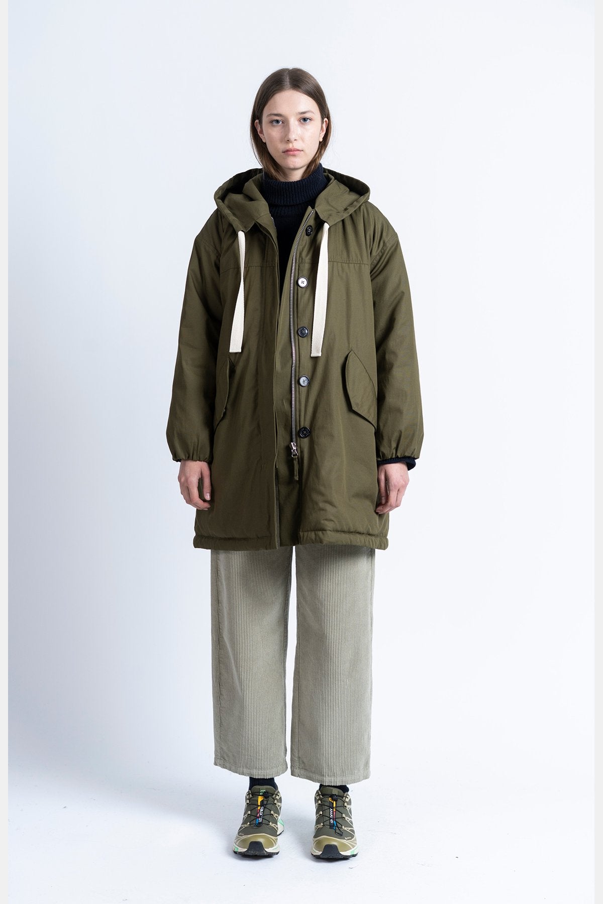 Zubi Coat Khaki