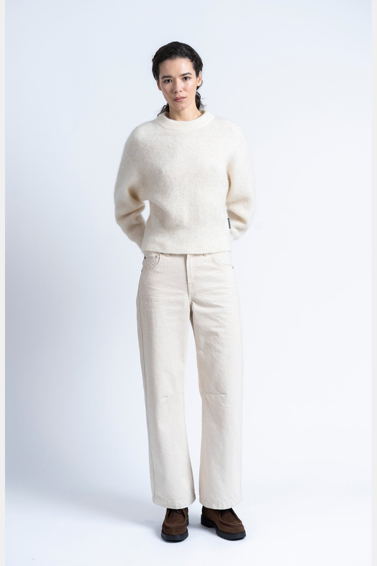 Uka Trousers Ecru
