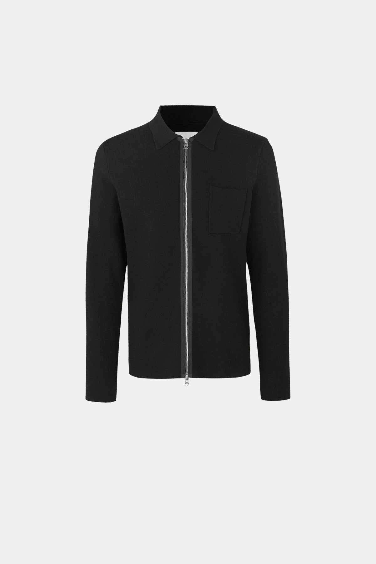 Guna Zip Cardigan Black