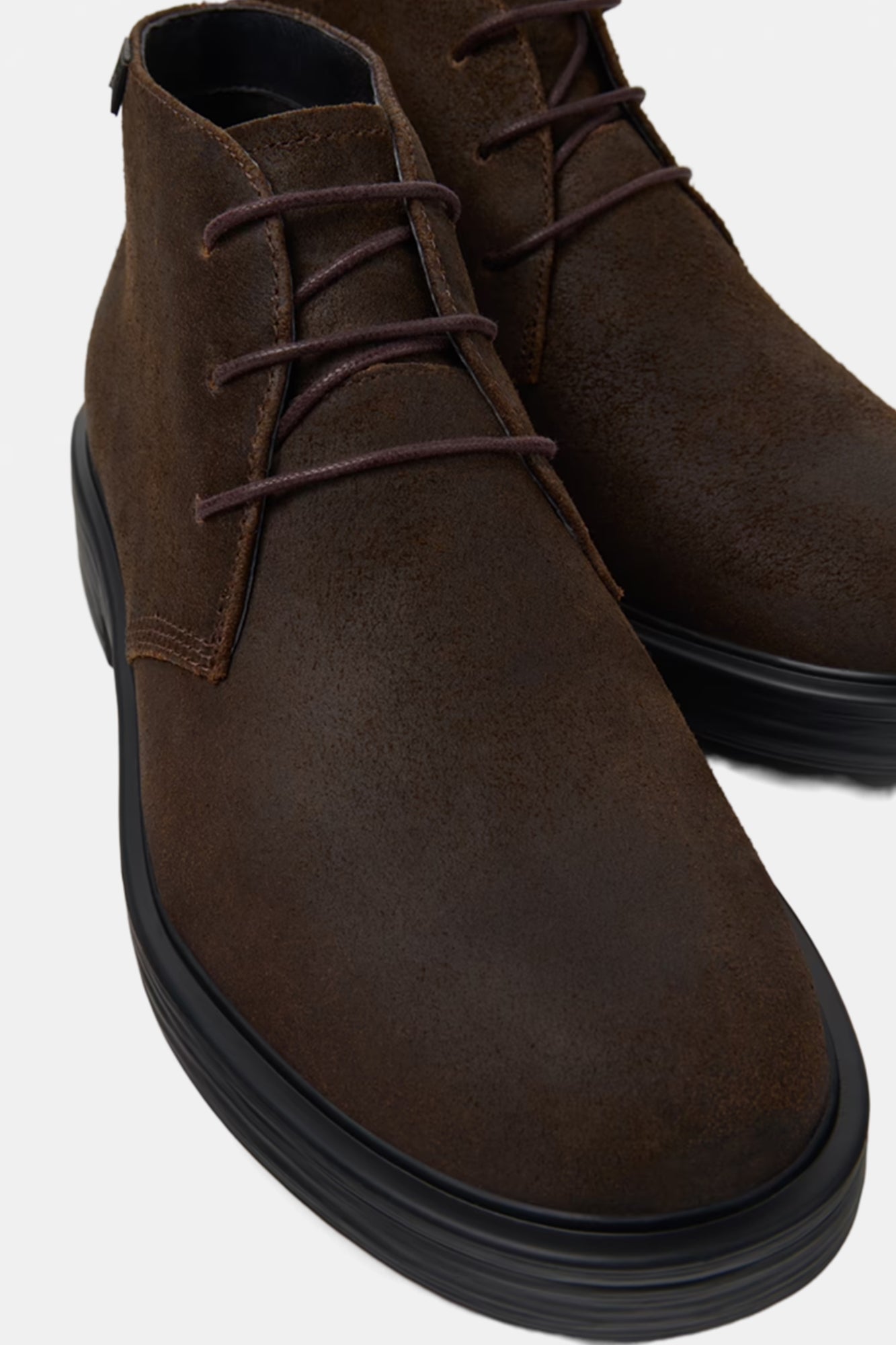 Dean Nubuck Ankle Boots Brown