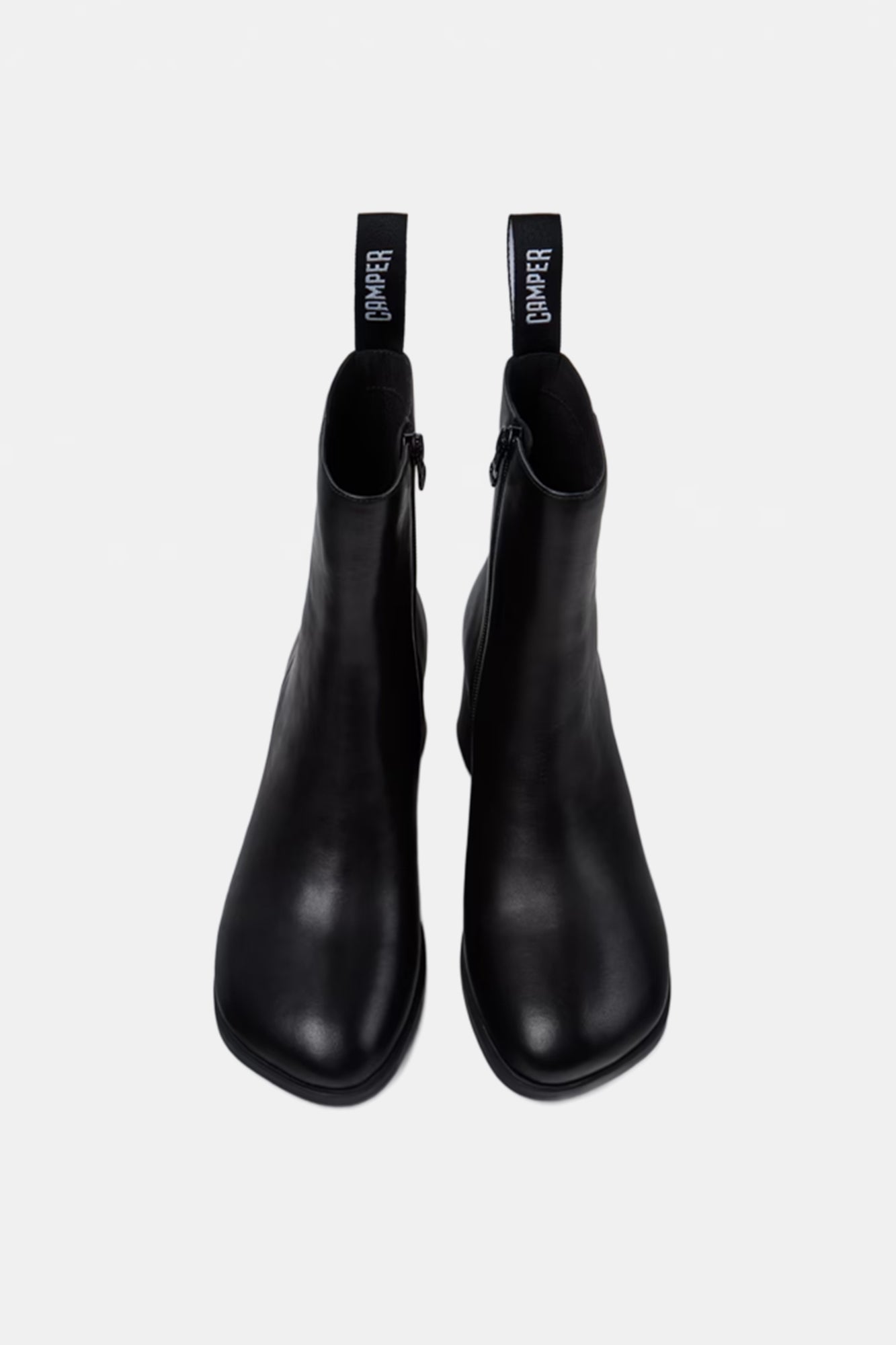 Kora Leather Mid Boots Black