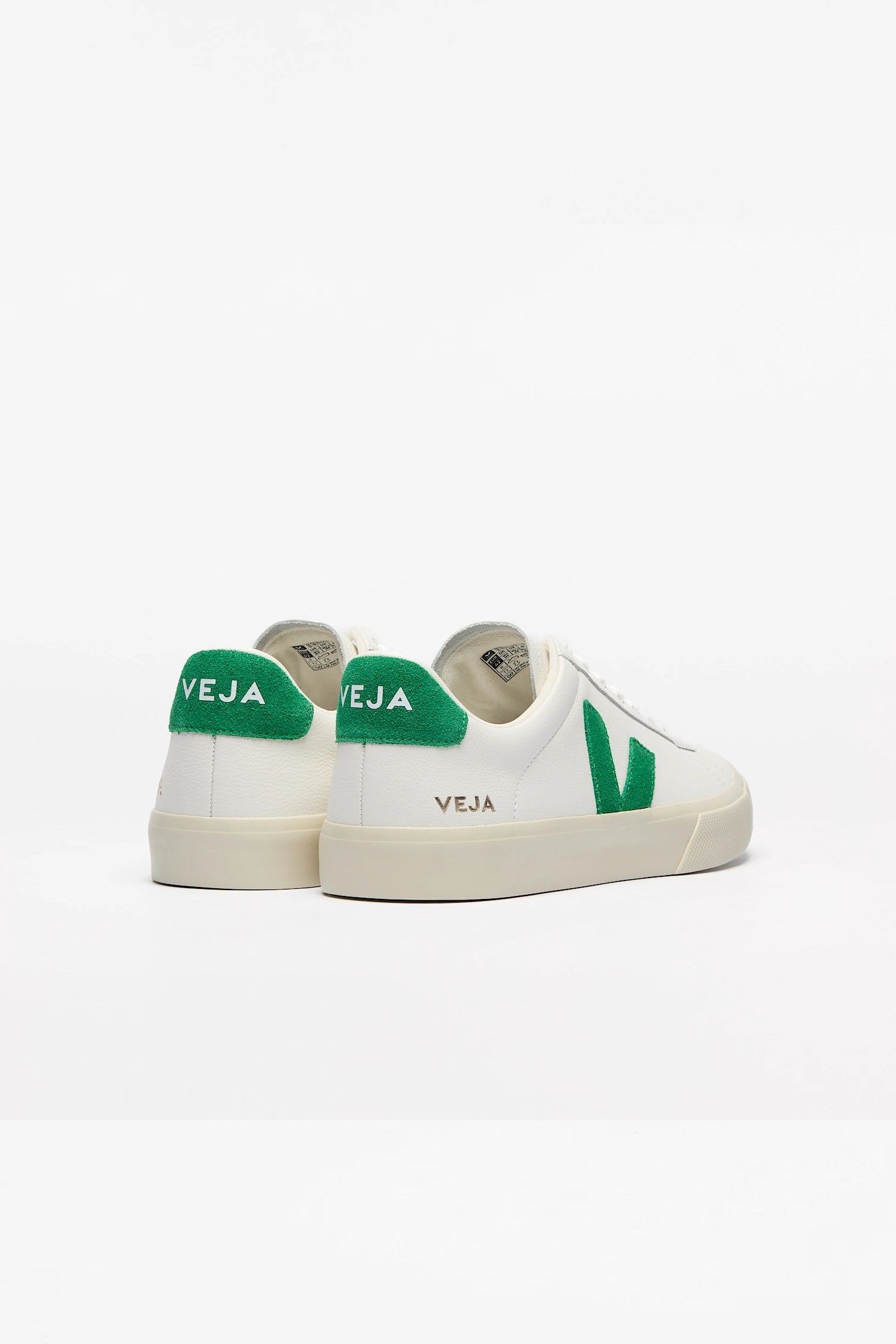 Campo Leather White Emeraude Man