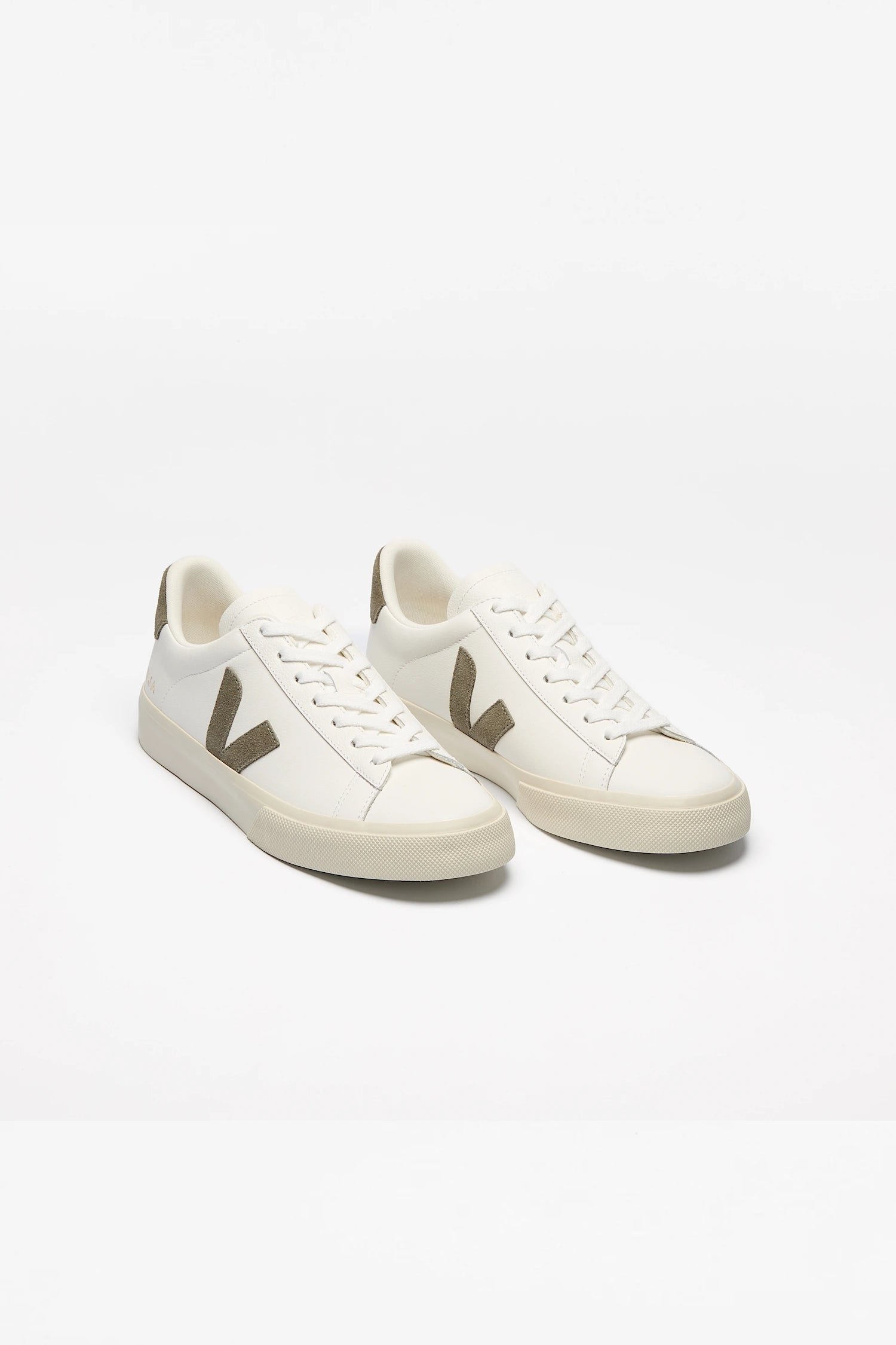 Campo Leather White Kaki Man