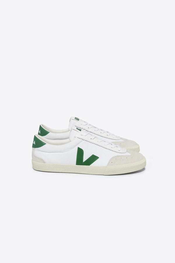Volley Canvas White Emeraude Woman