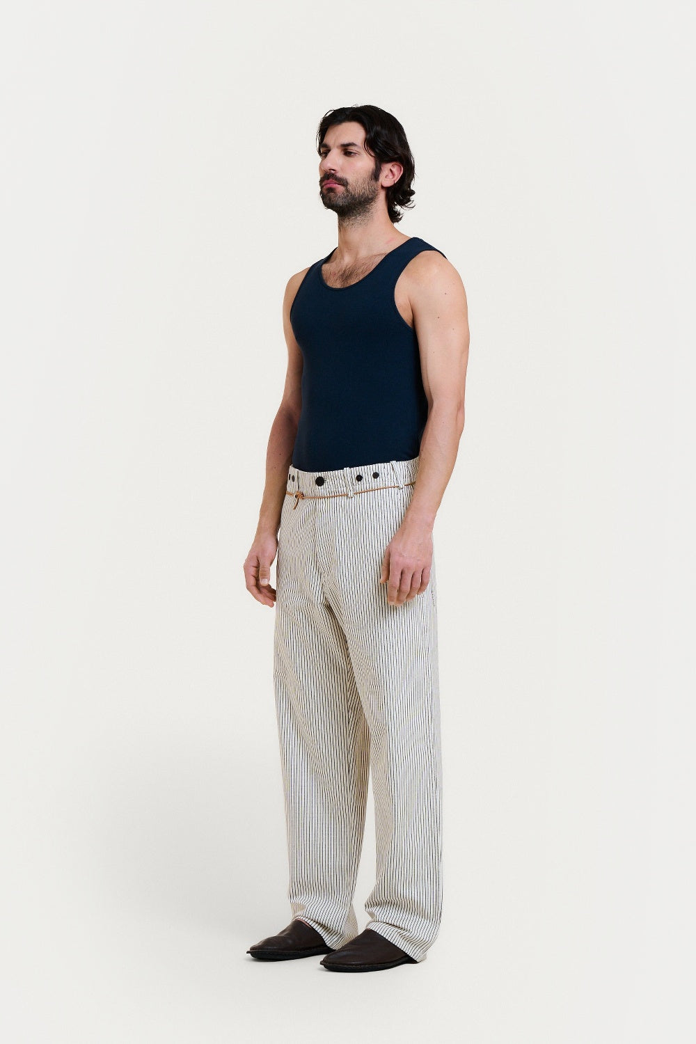Hemming Striped Trousers