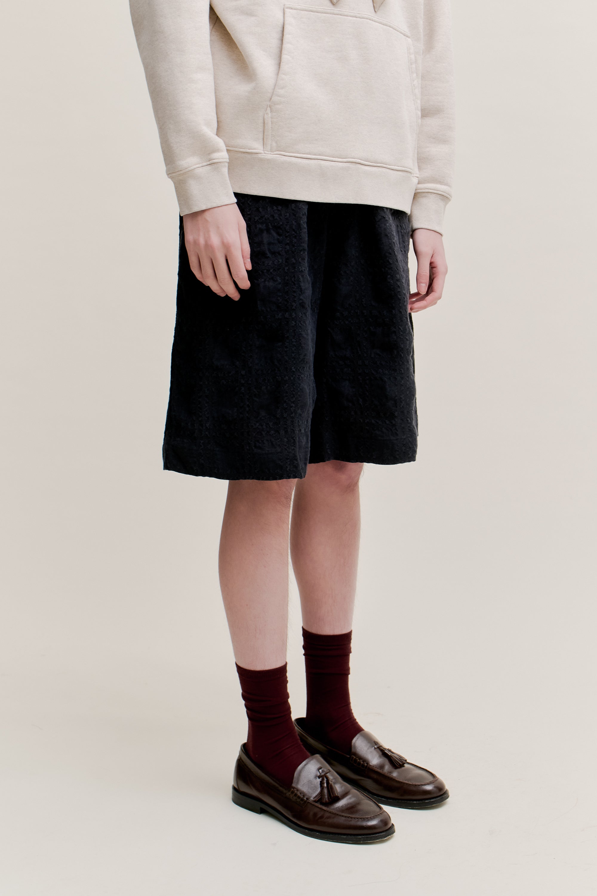 Saleh Shorts Faded Black
