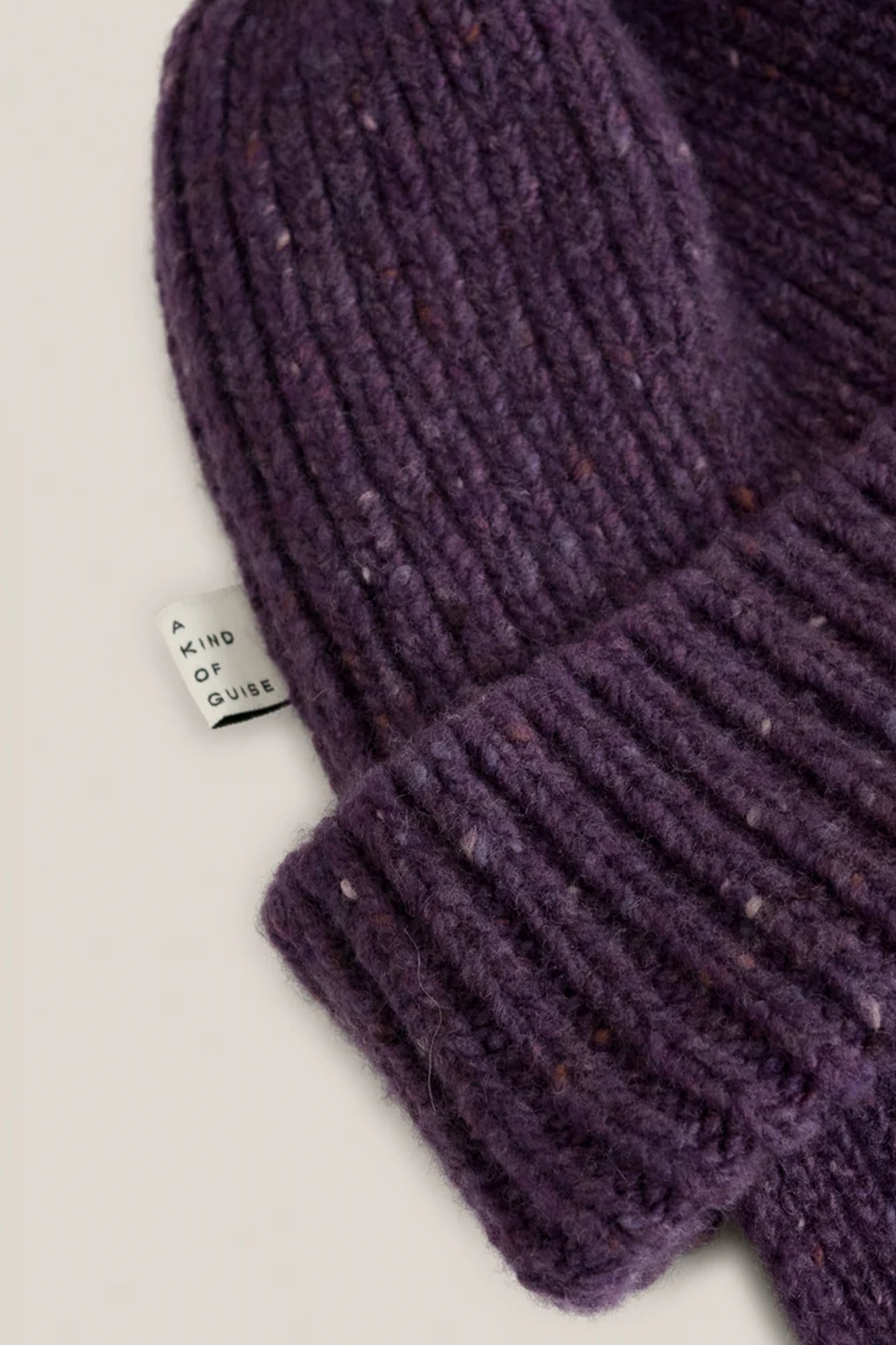 Baasan Hat & Scarf Mulberry