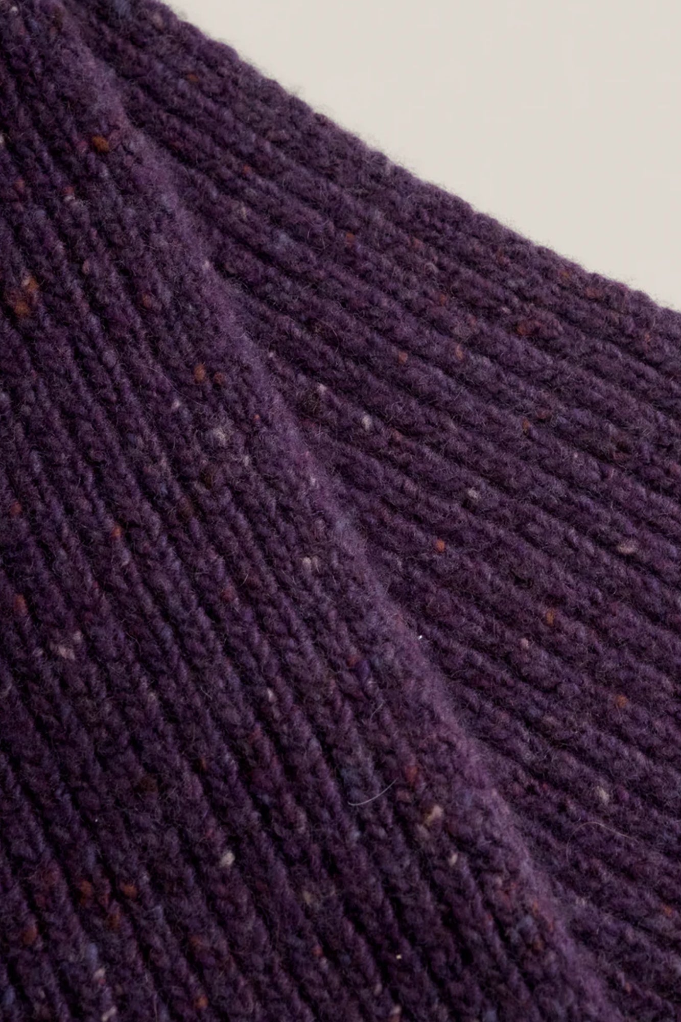 Baasan Hat & Scarf Mulberry