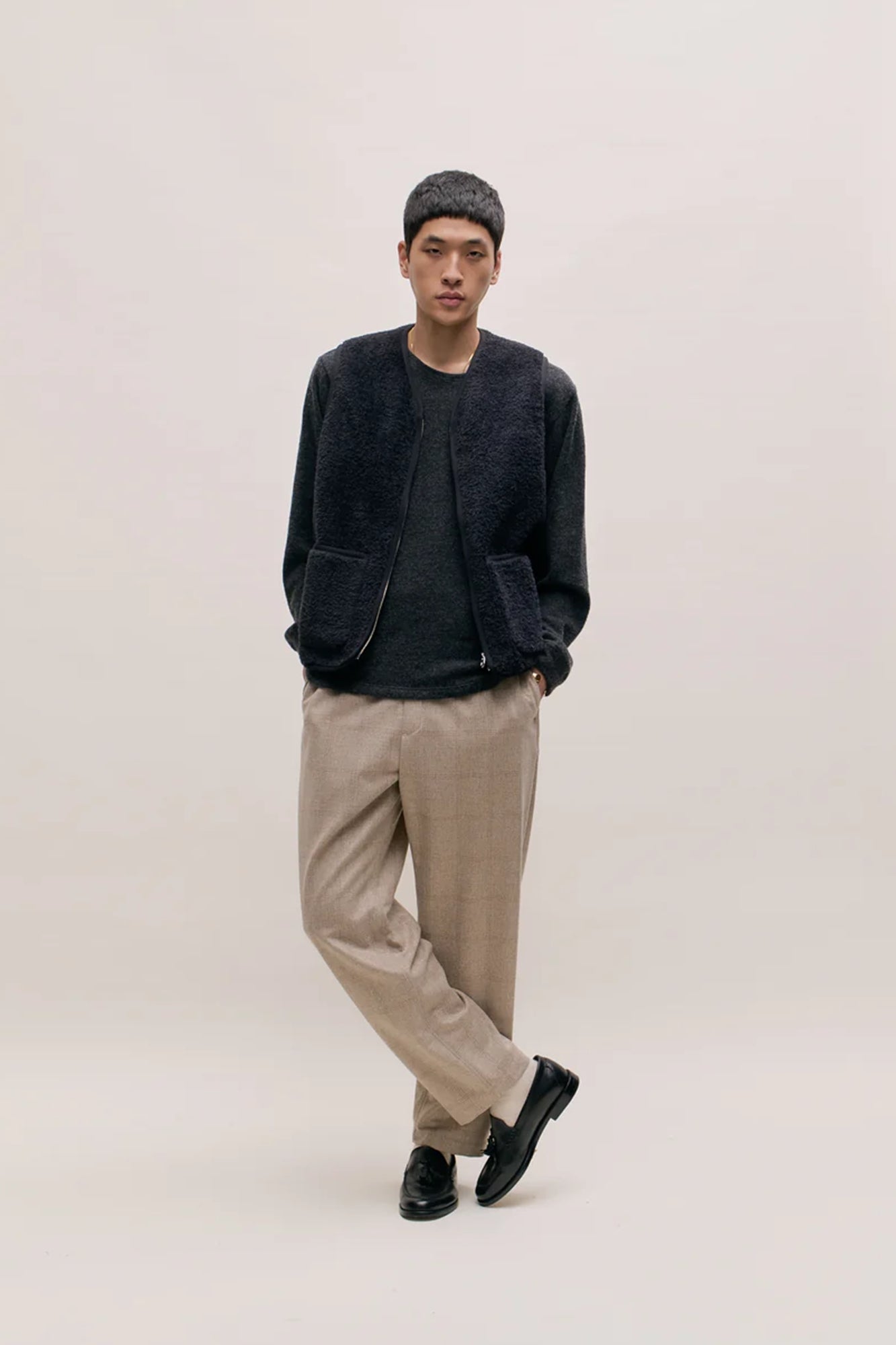 Banasa Pants Wool Nutmeg Check