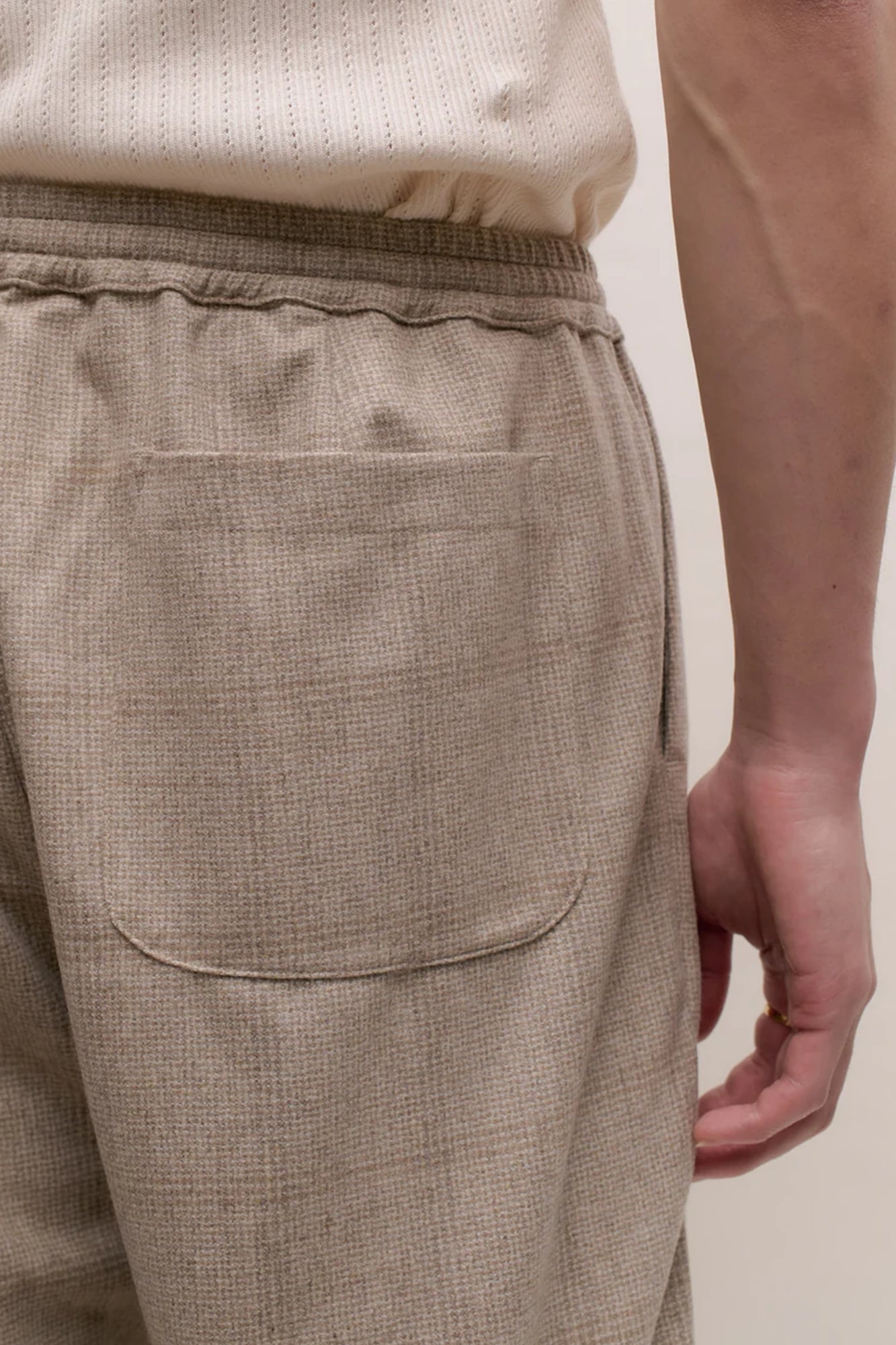 Banasa Pants Wool Nutmeg Check