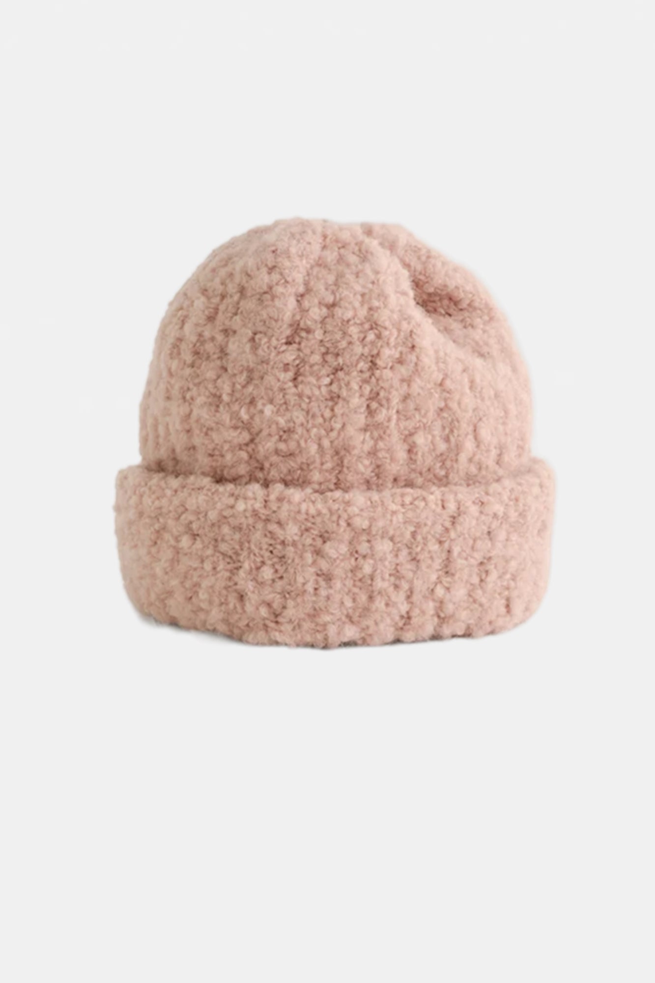 Batu Boucle Beanie Rose