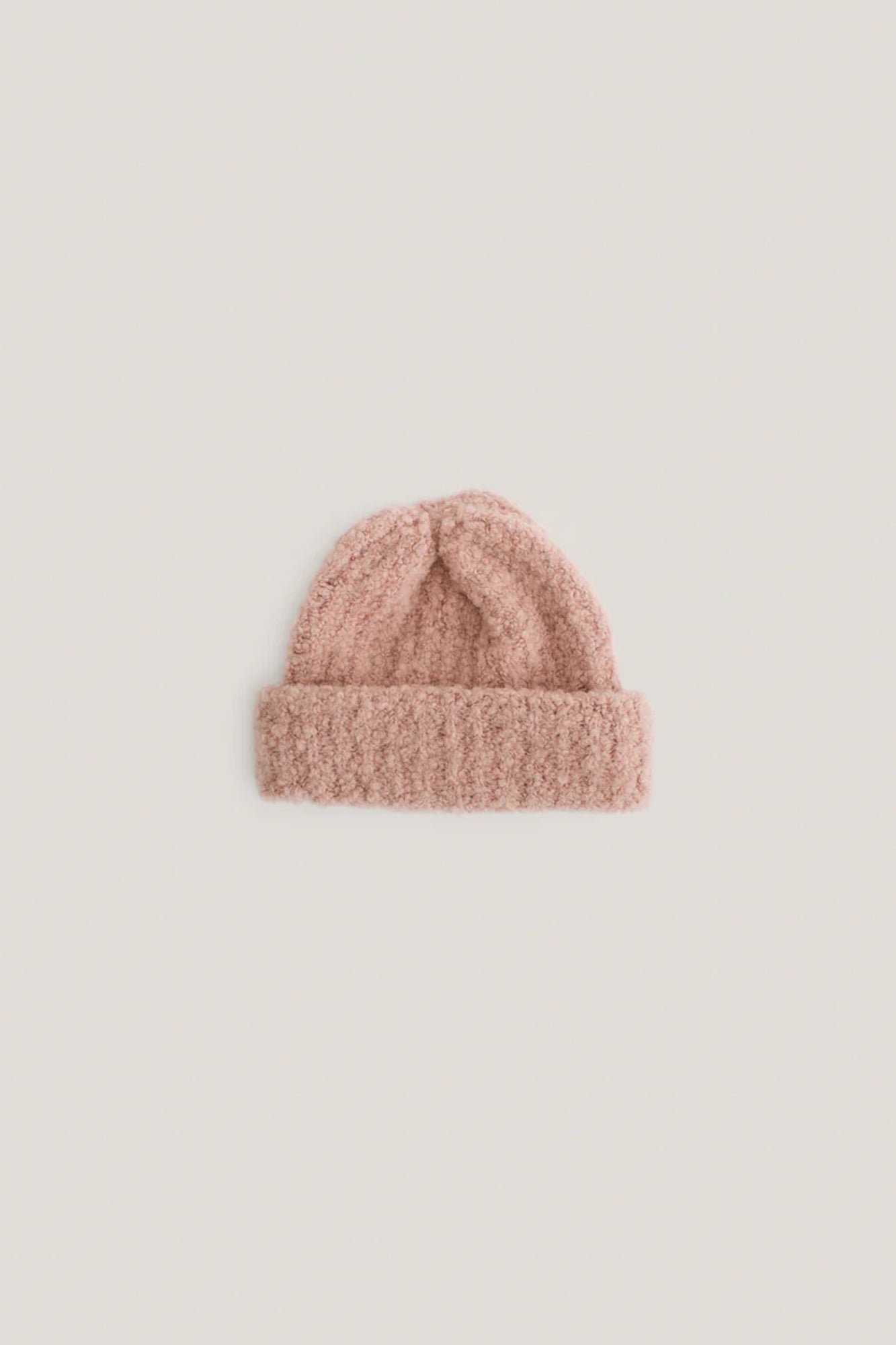 Batu Boucle Beanie Rose