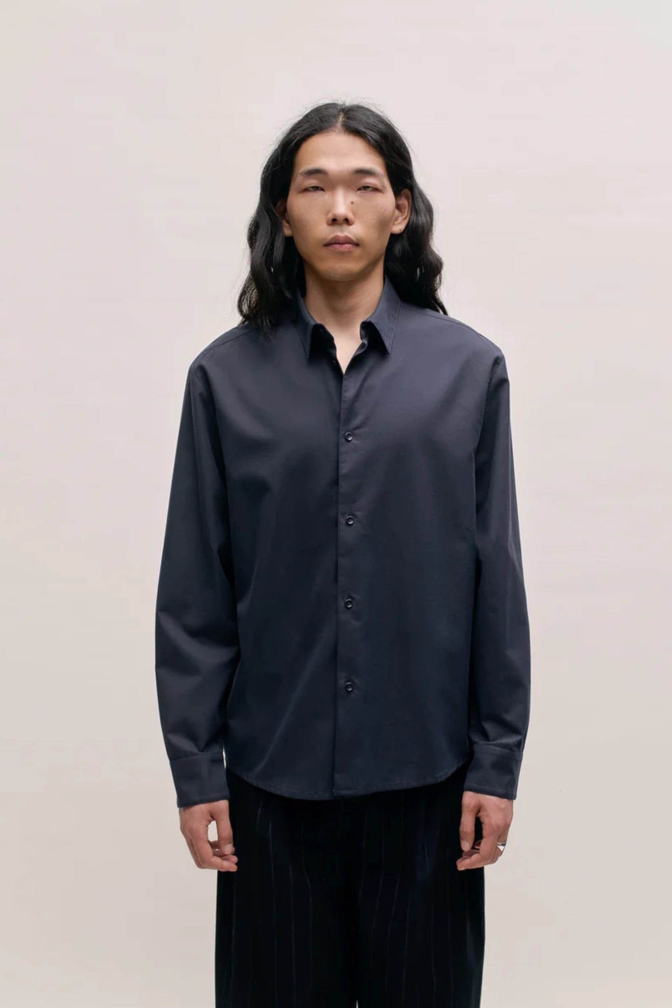 Fulvio Shirt Navy Twill