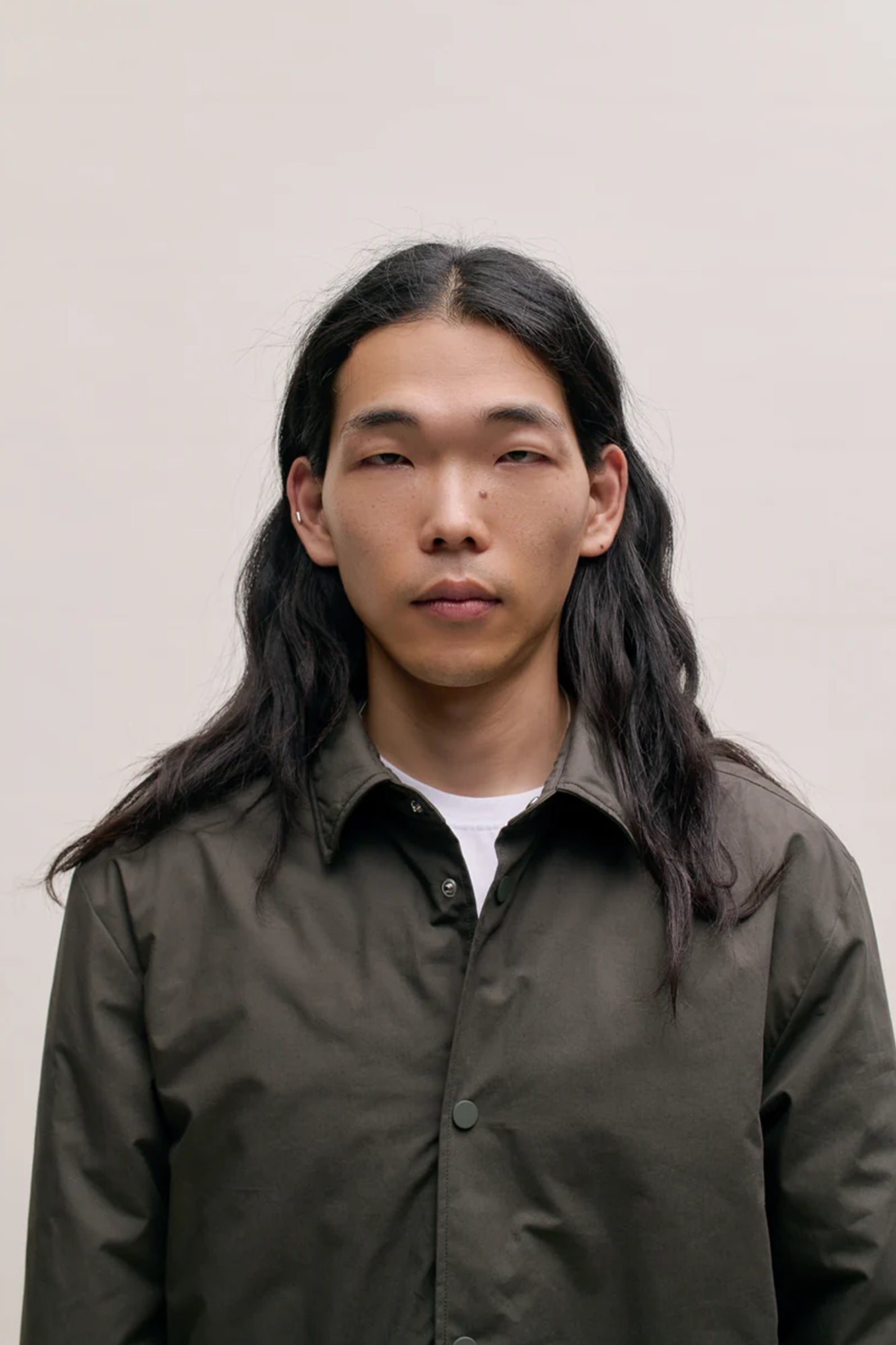 Olkay Quilted Overshirt Deep Fir