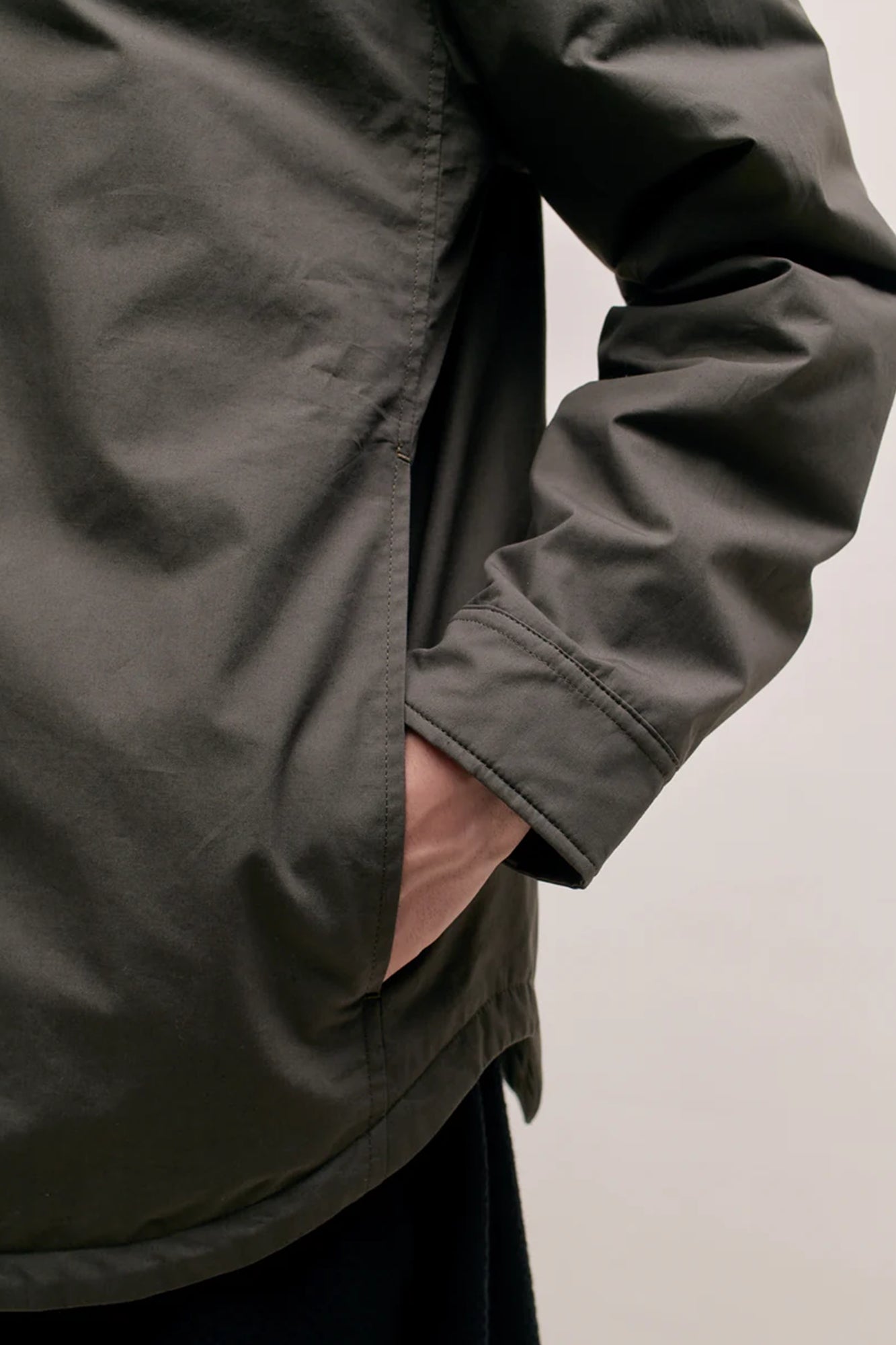 Olkay Quilted Overshirt Deep Fir