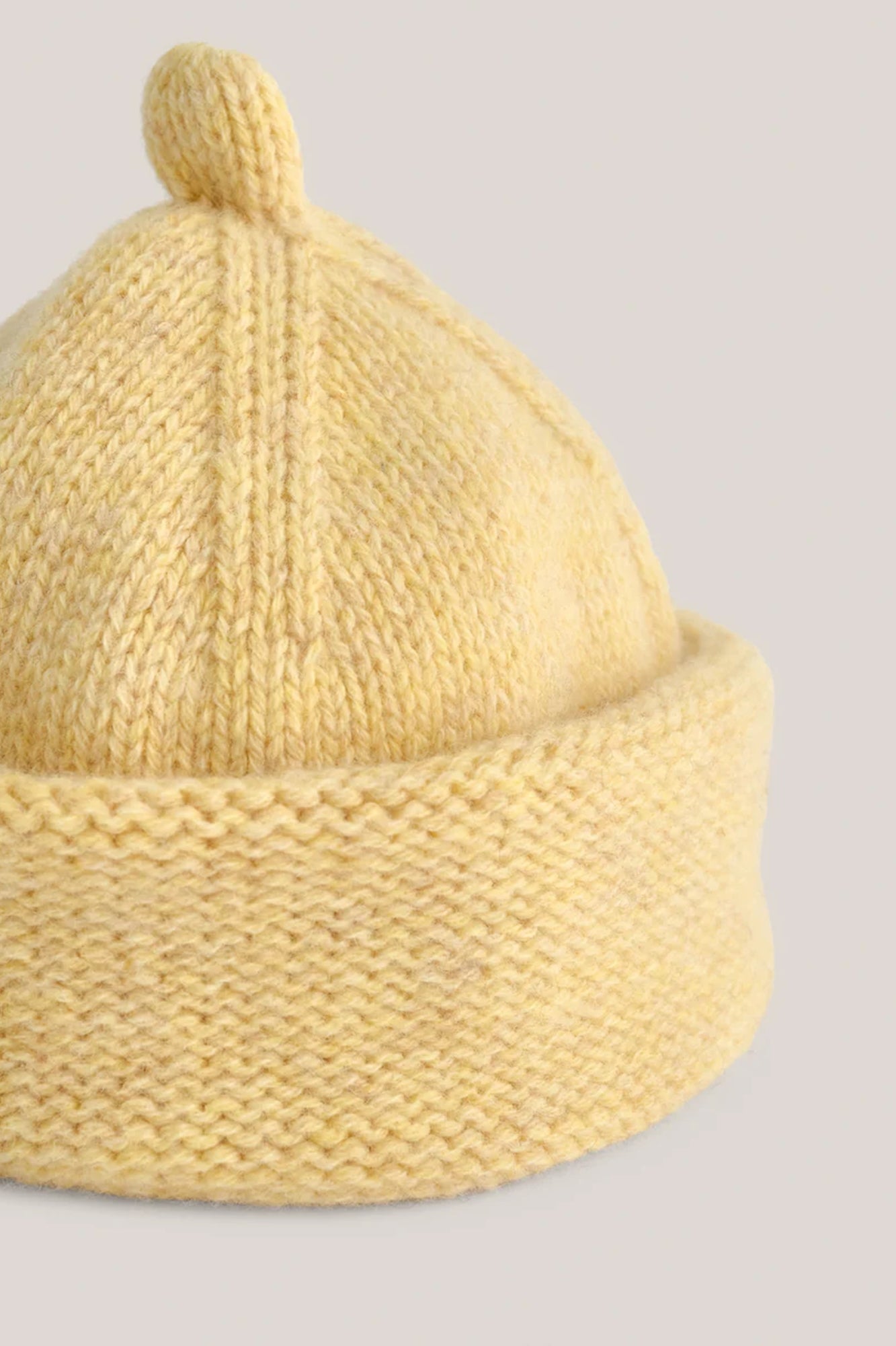 Zaajee Lamb Beanie Buttermilk