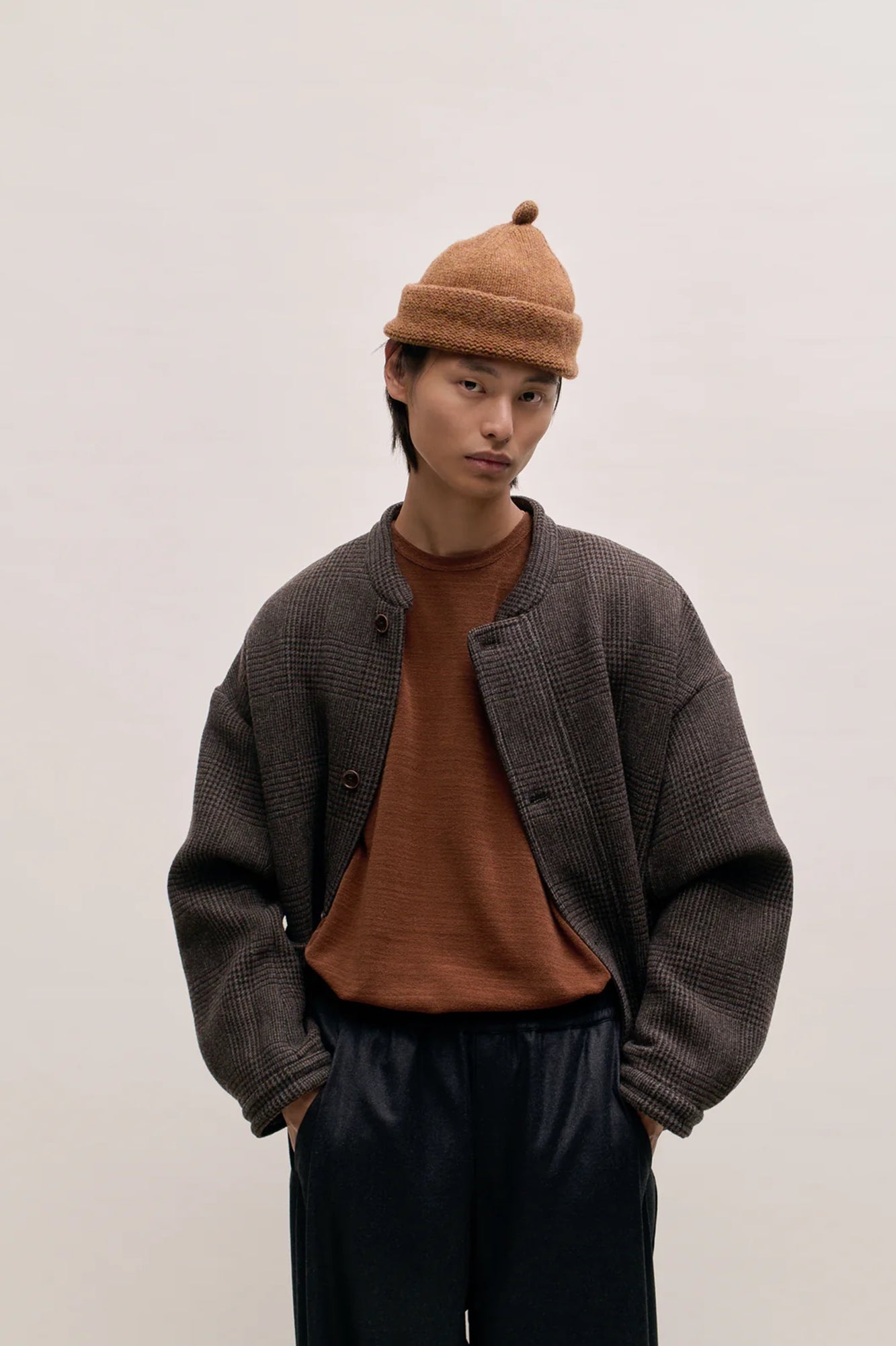 Zaajee Lamb Beanie Cinnamon