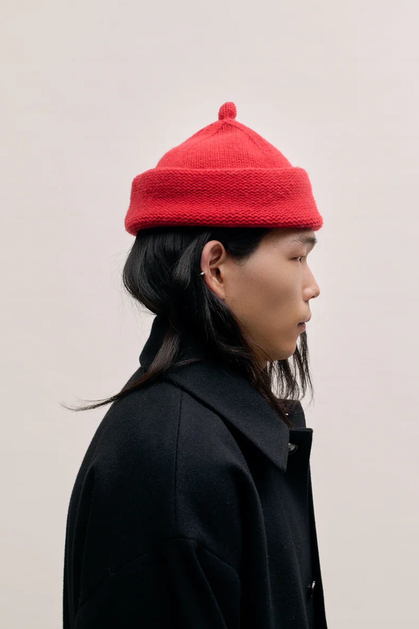 Zaajee Lamb Beanie Lava