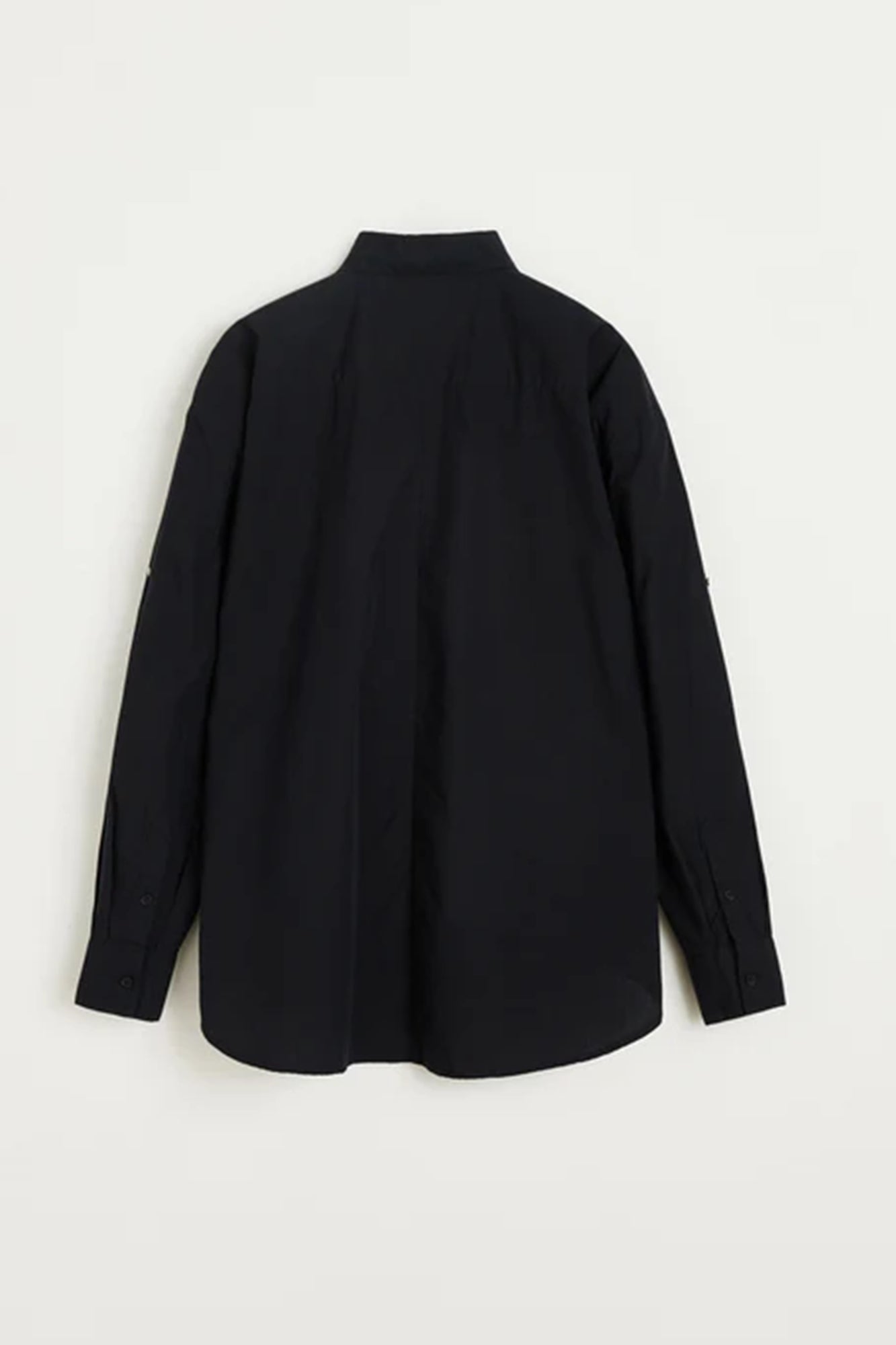 Shirt Poplin Black Navy