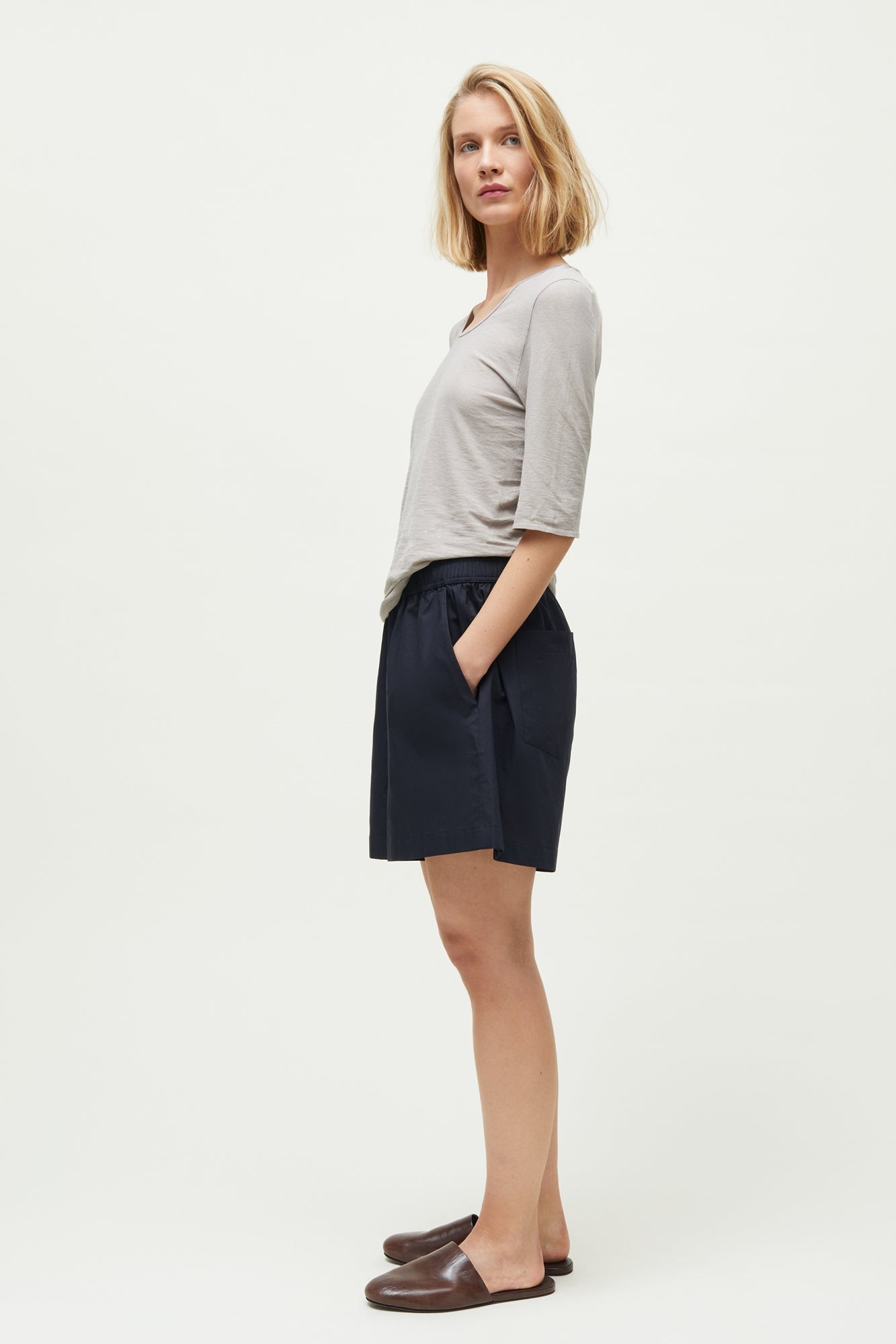 Shorts Long Black Navy