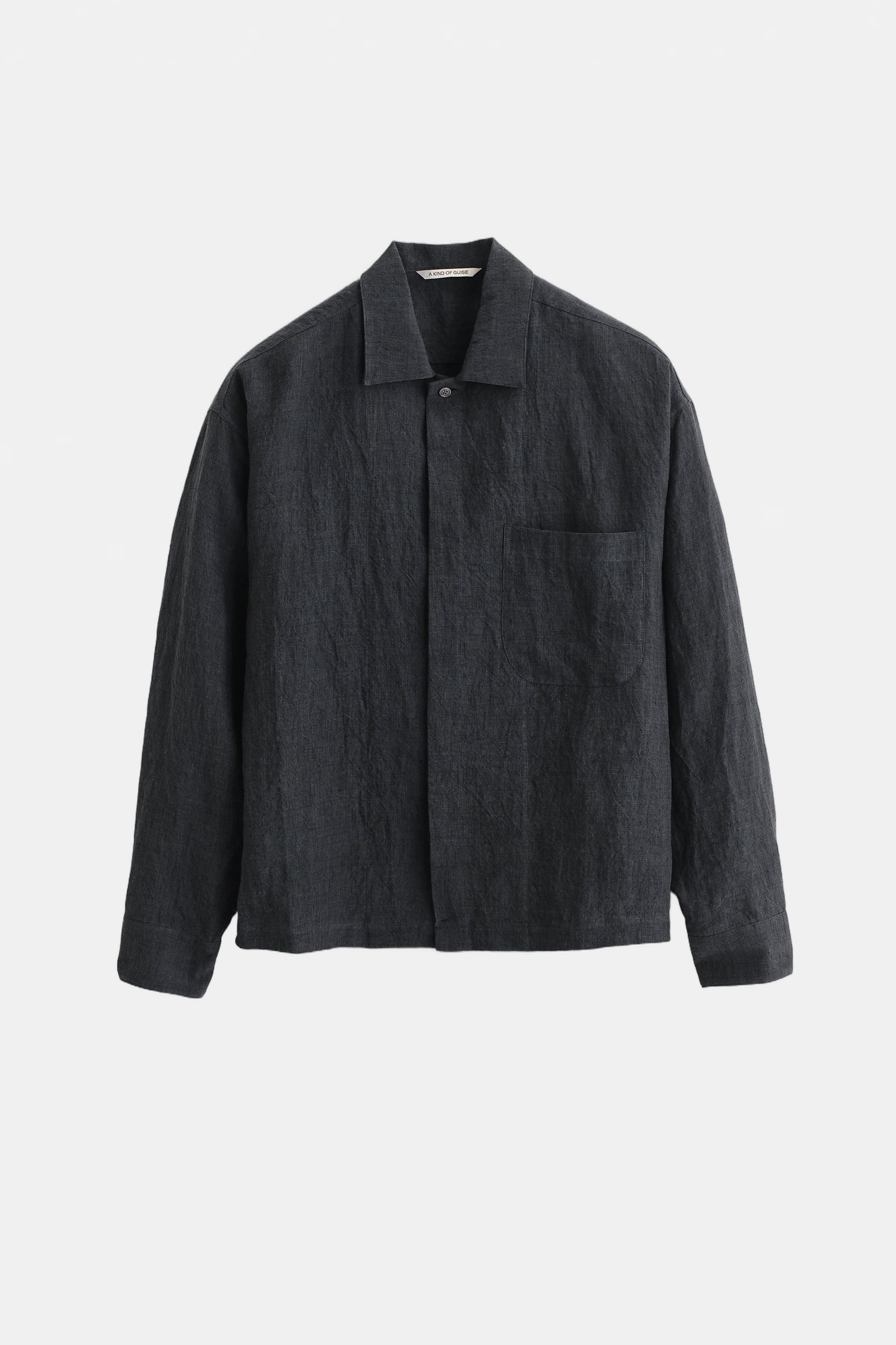 Rumba Shirt Coal Linen