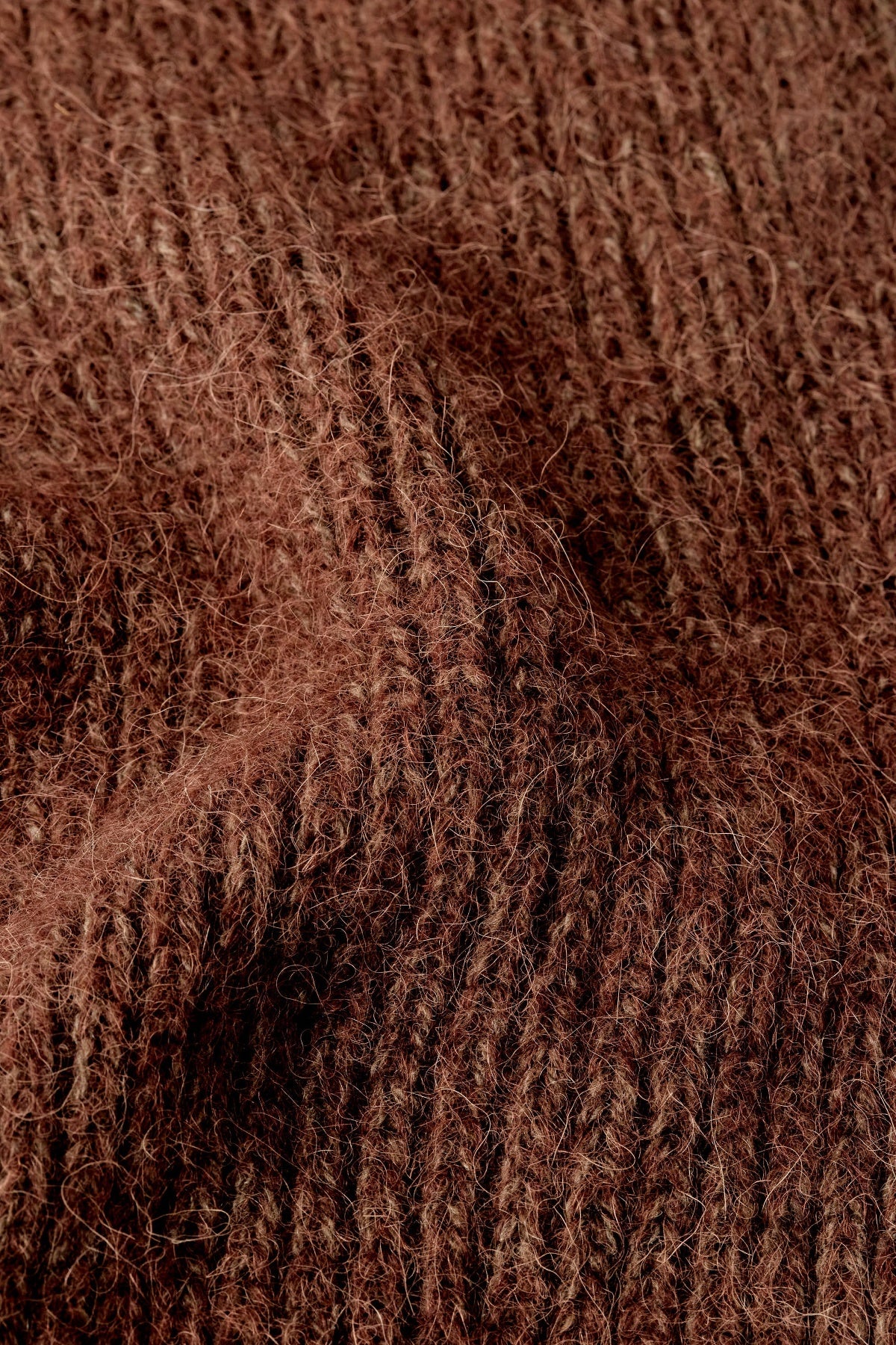 Bisa Hooded Scarf Chocolate Brown