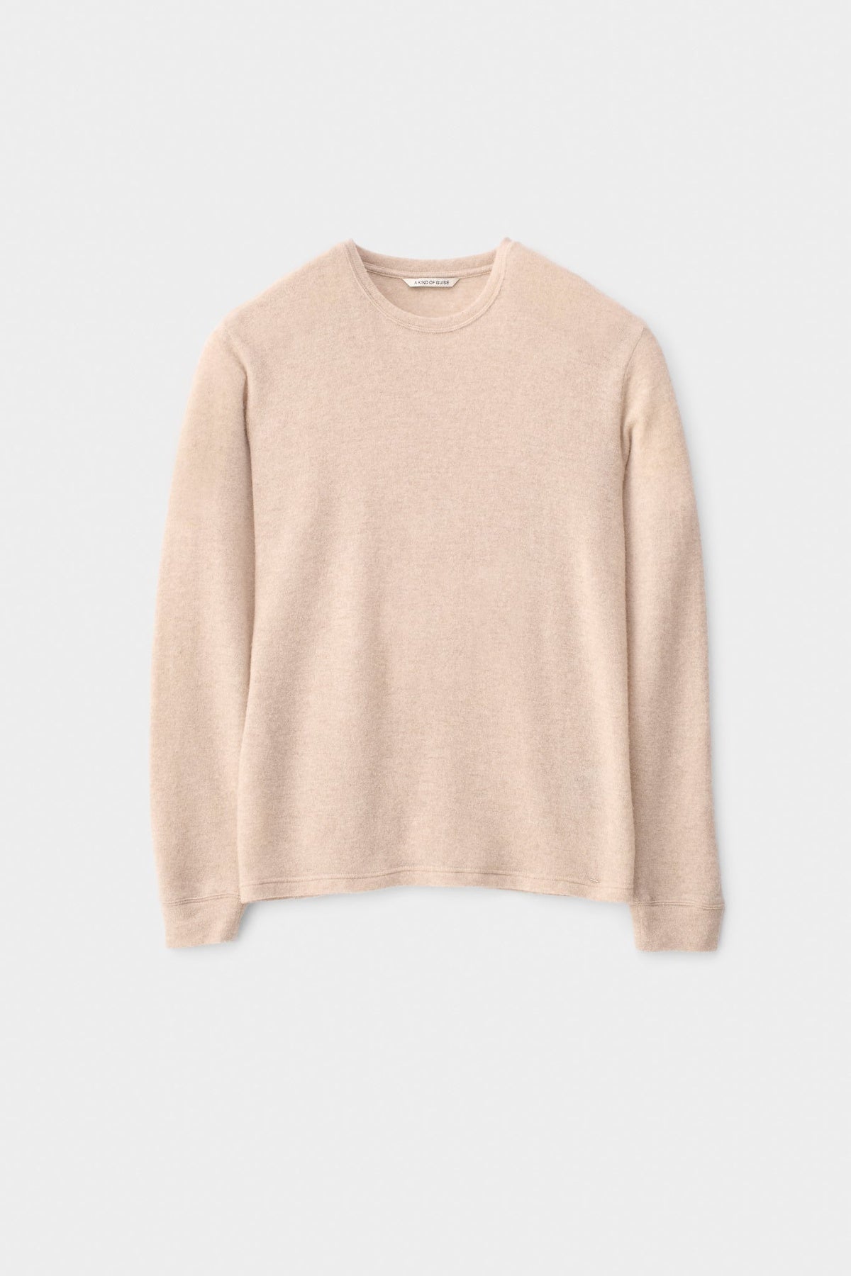 Lurin Wool-Cash Longsleeve Chalk Melange