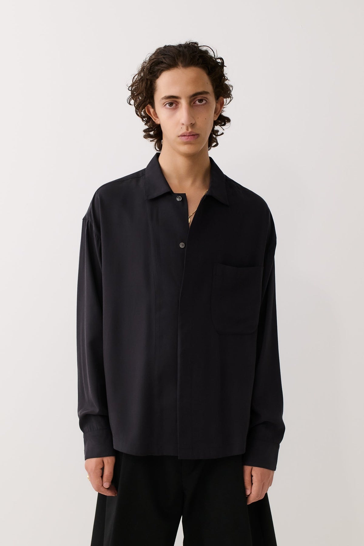 Rumba Visc-Lyo Shirt Washed Graphite