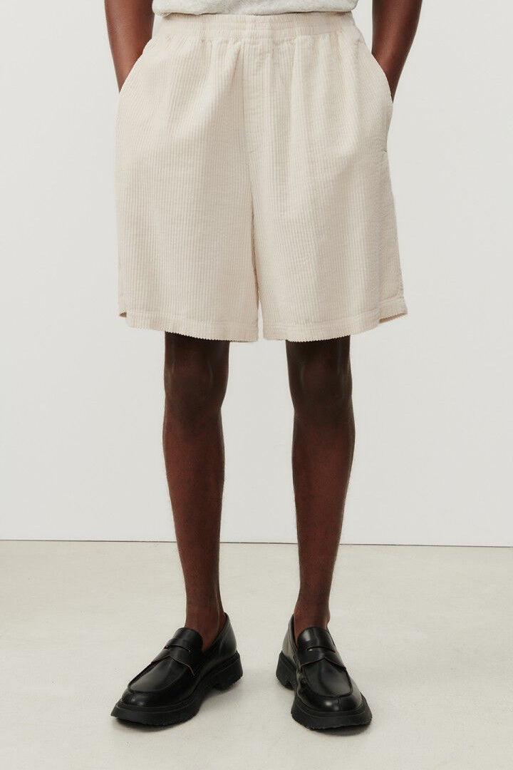 Padow Cord Shorts Ecru