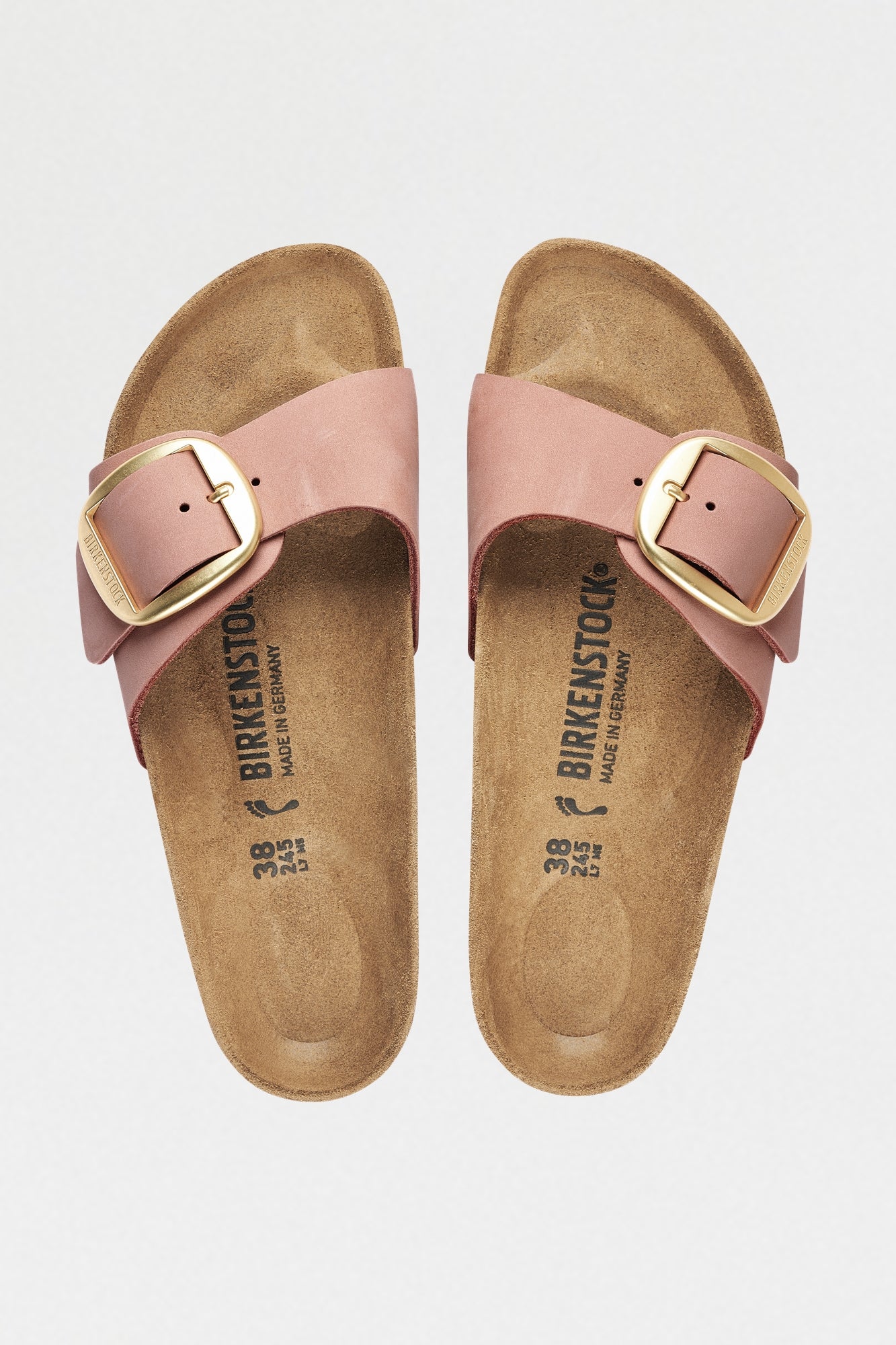 Madrid Big Buckle Nubuck Old Rose