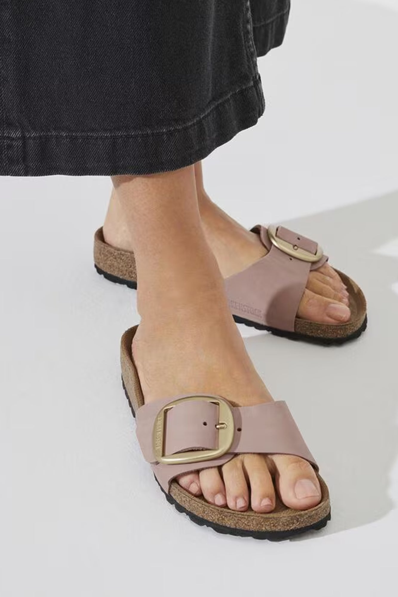 Madrid Big Buckle Nubuck Old Rose