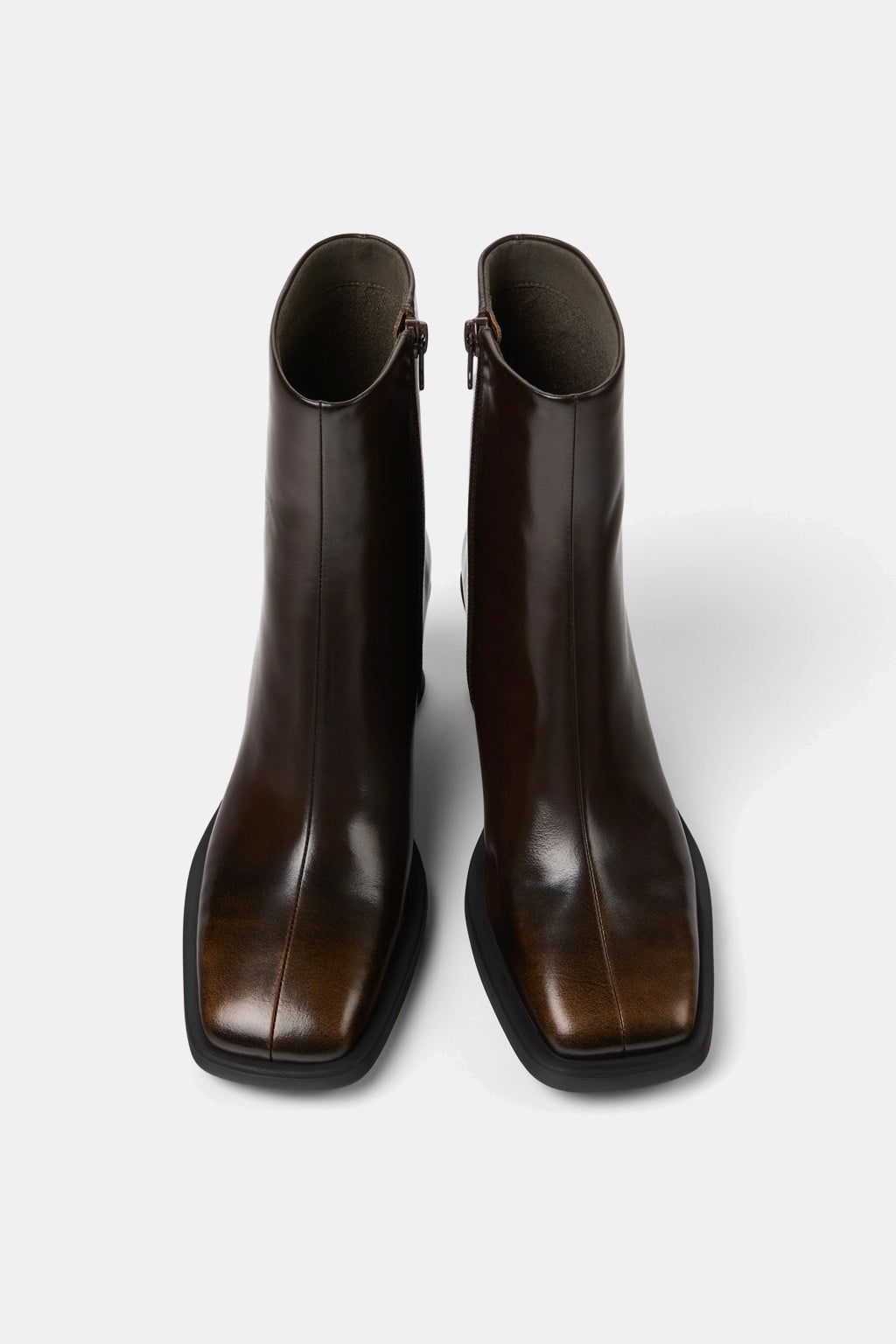 Louise Leather Boots Brown