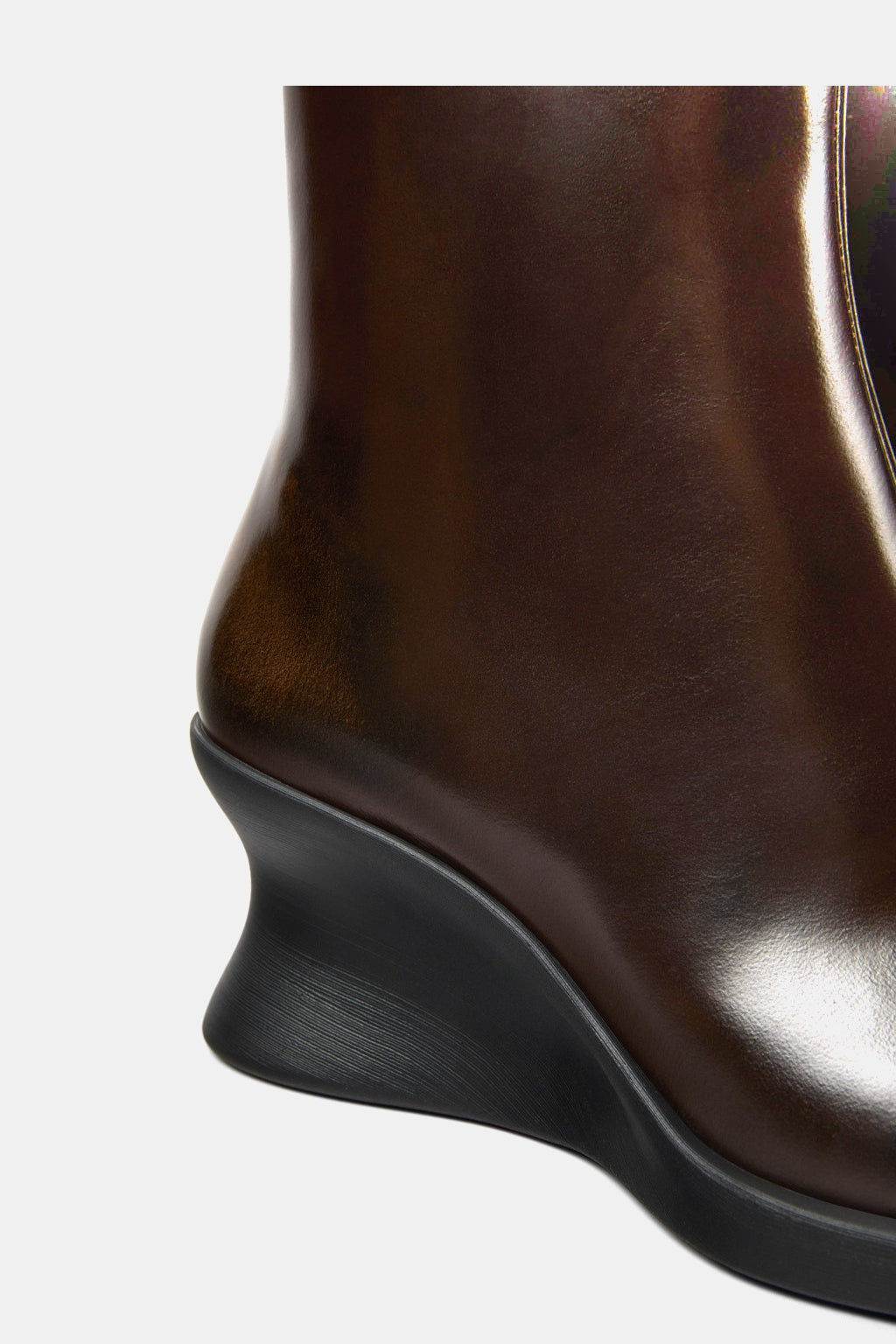 Louise Leather Boots Brown