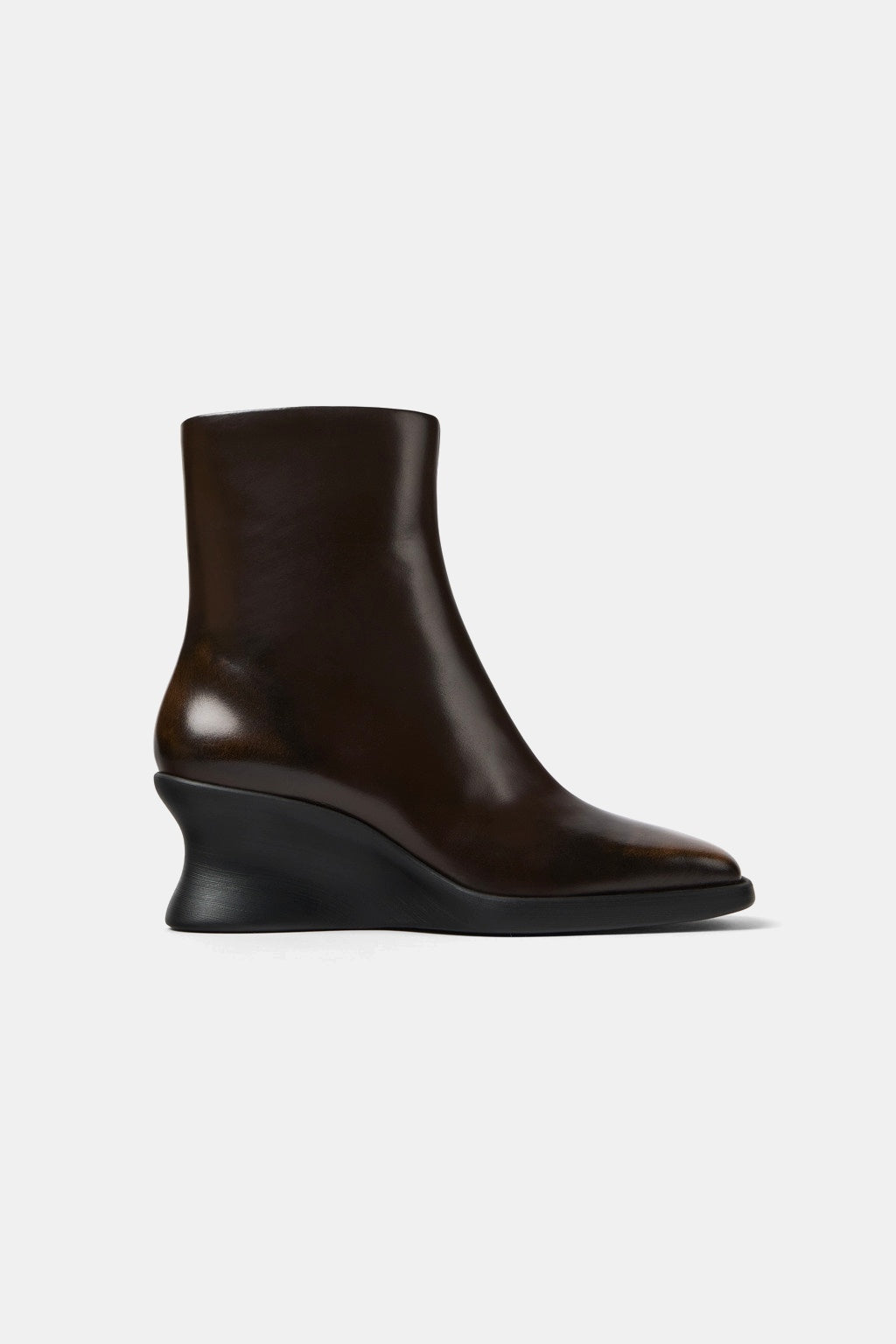 Louise Leather Boots Brown
