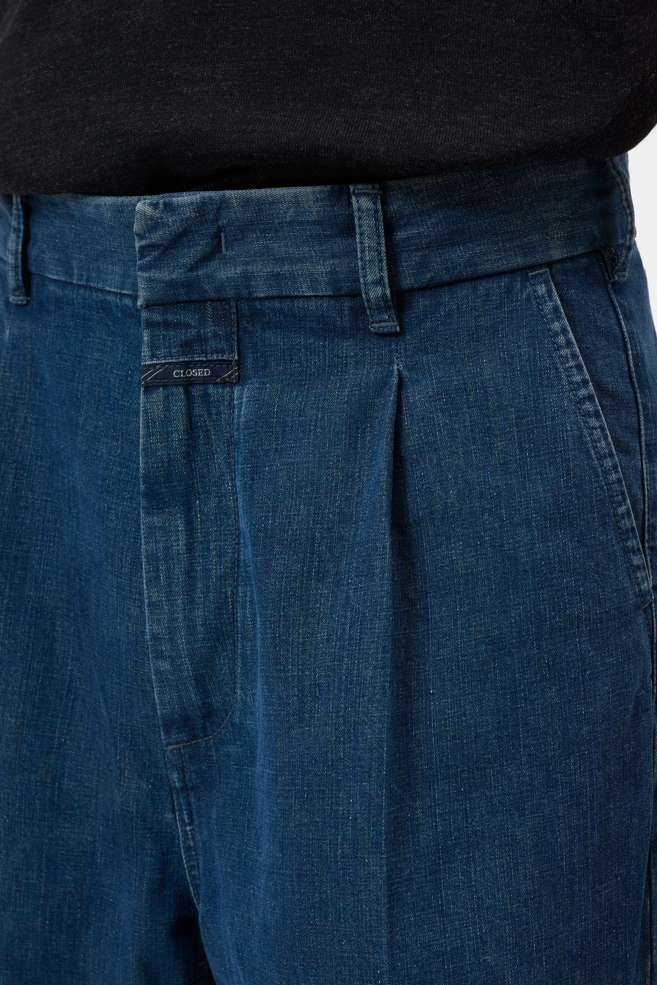Blomberg Straight Jeans Mid Blue