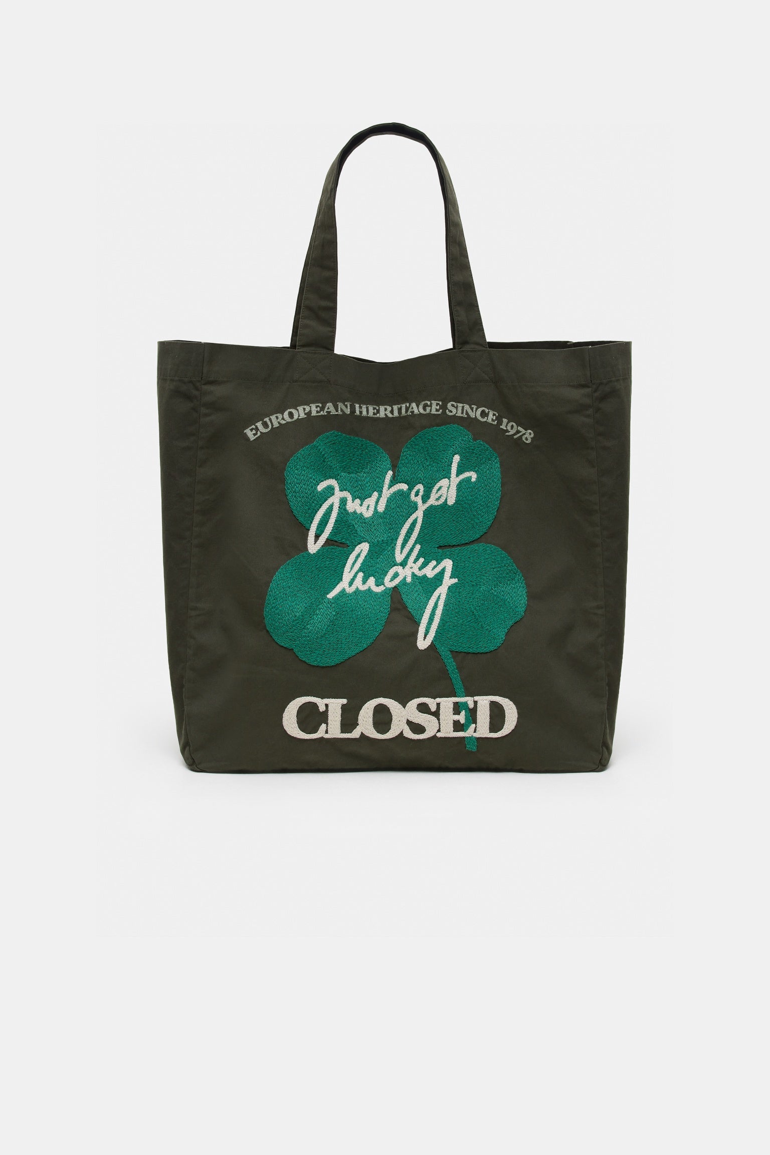 Closed Bag Dark Olive Green