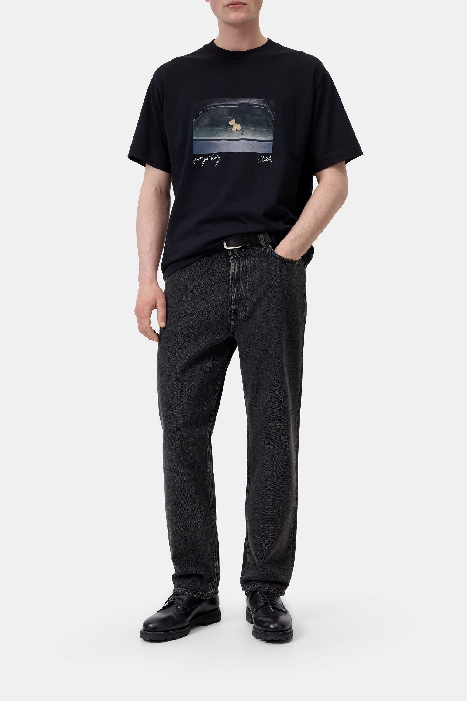 Printed T-Shirt Black