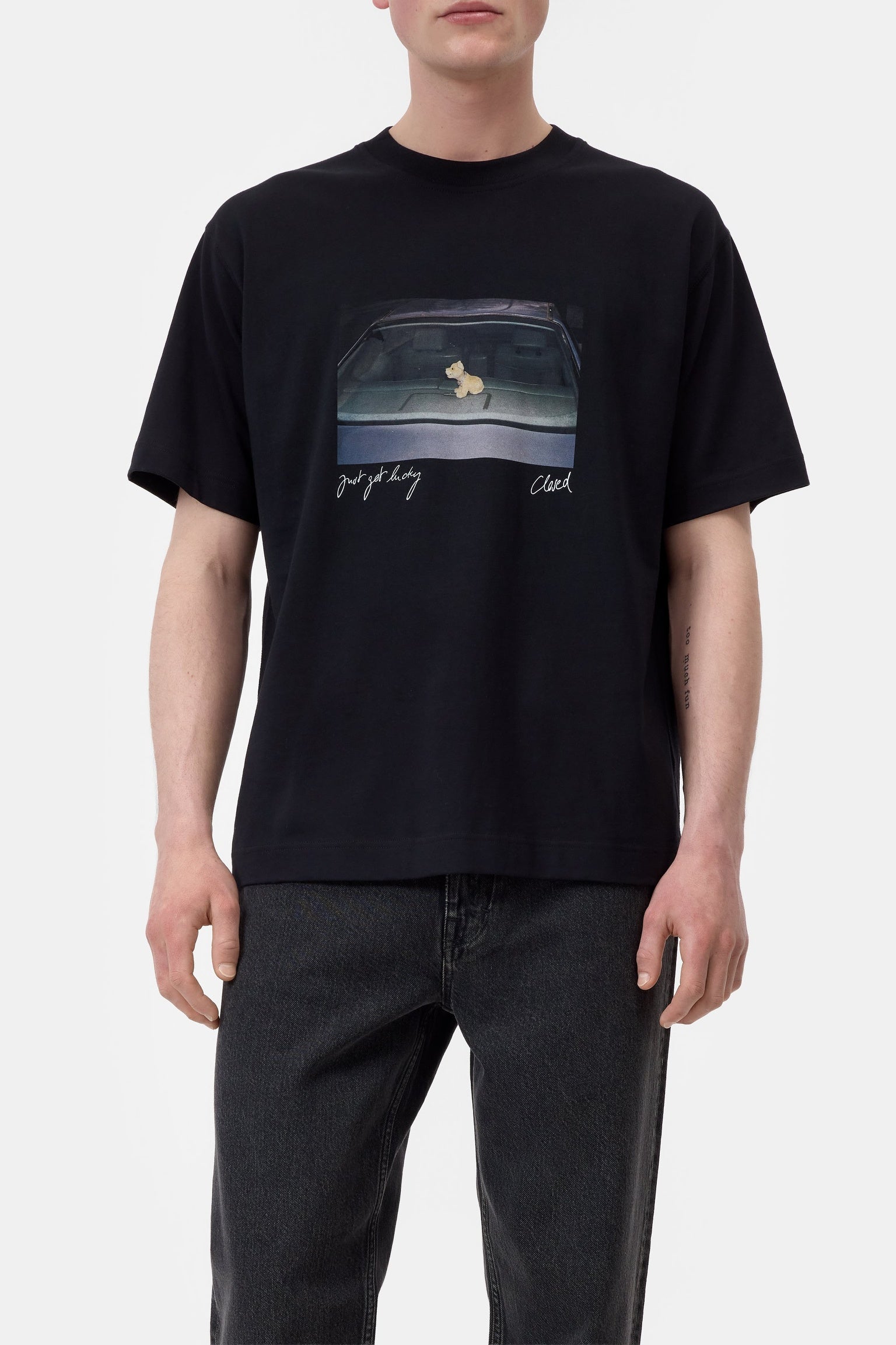 Printed T-Shirt Black